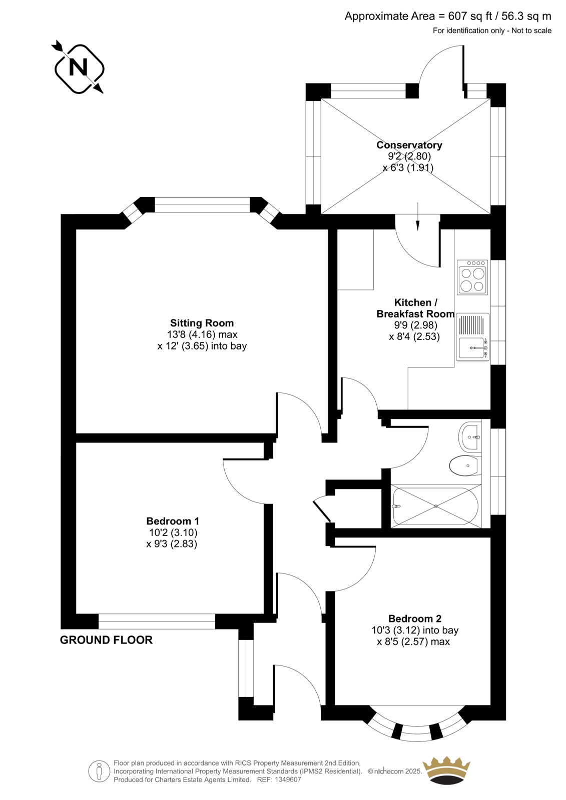 10, Abbots Way, Hampshire floorplan