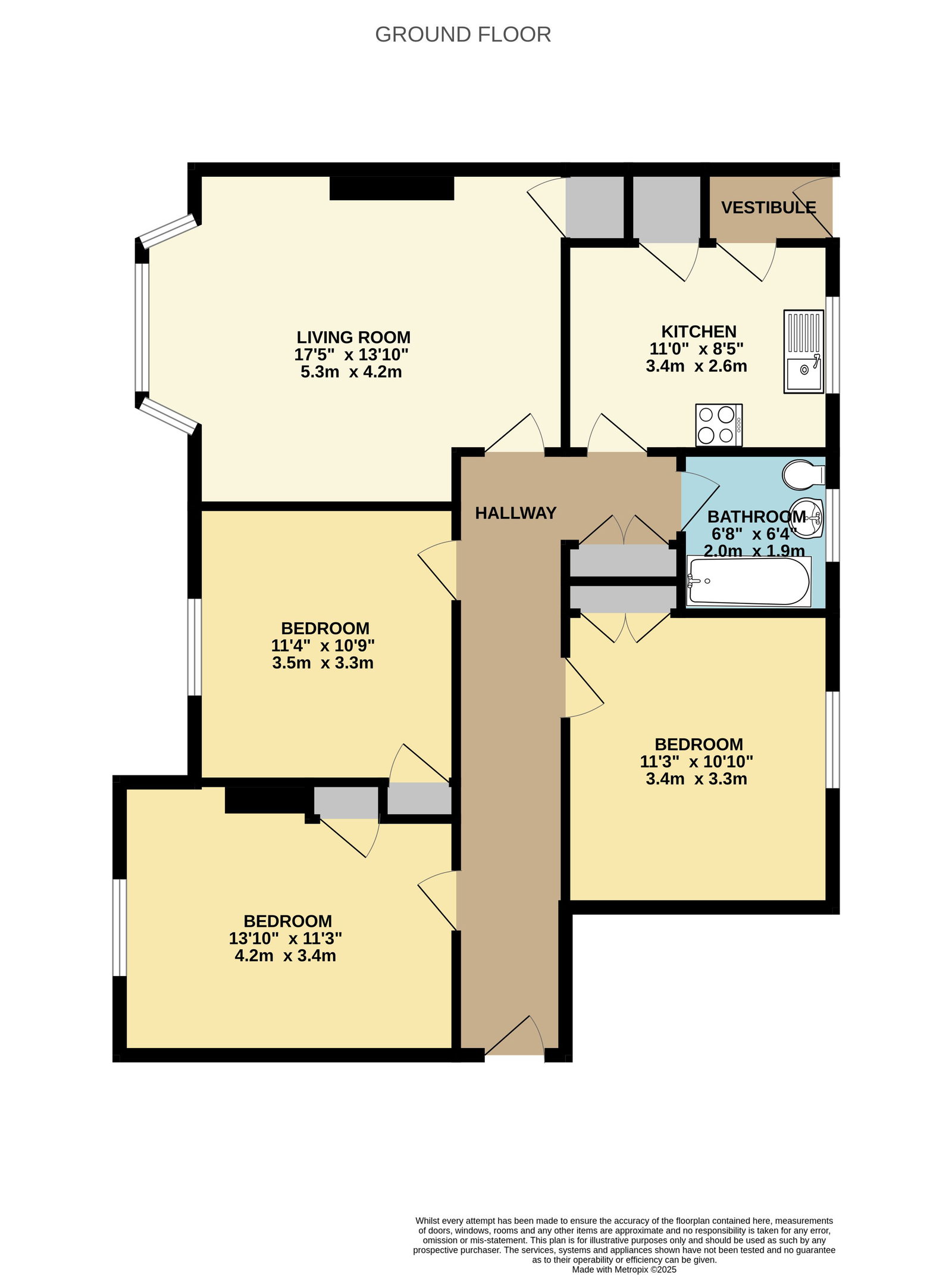 21, Elizabeth Avenue, Grangemouth floorplan