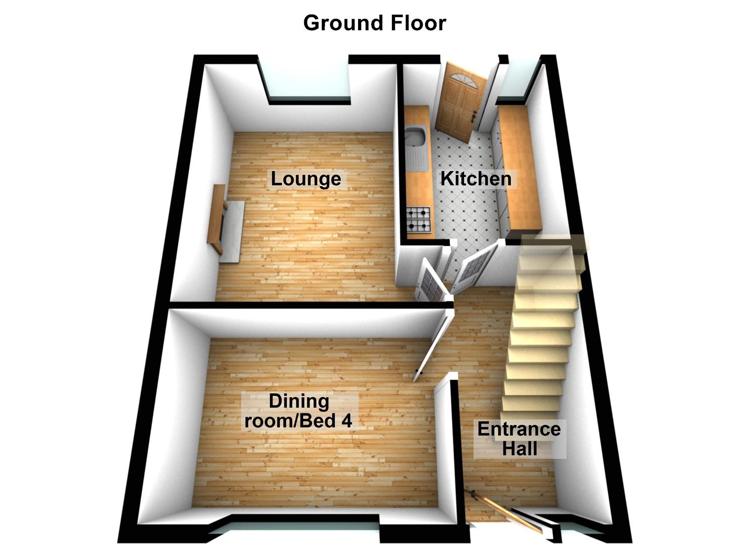 68, East Street, Newtownards floorplan