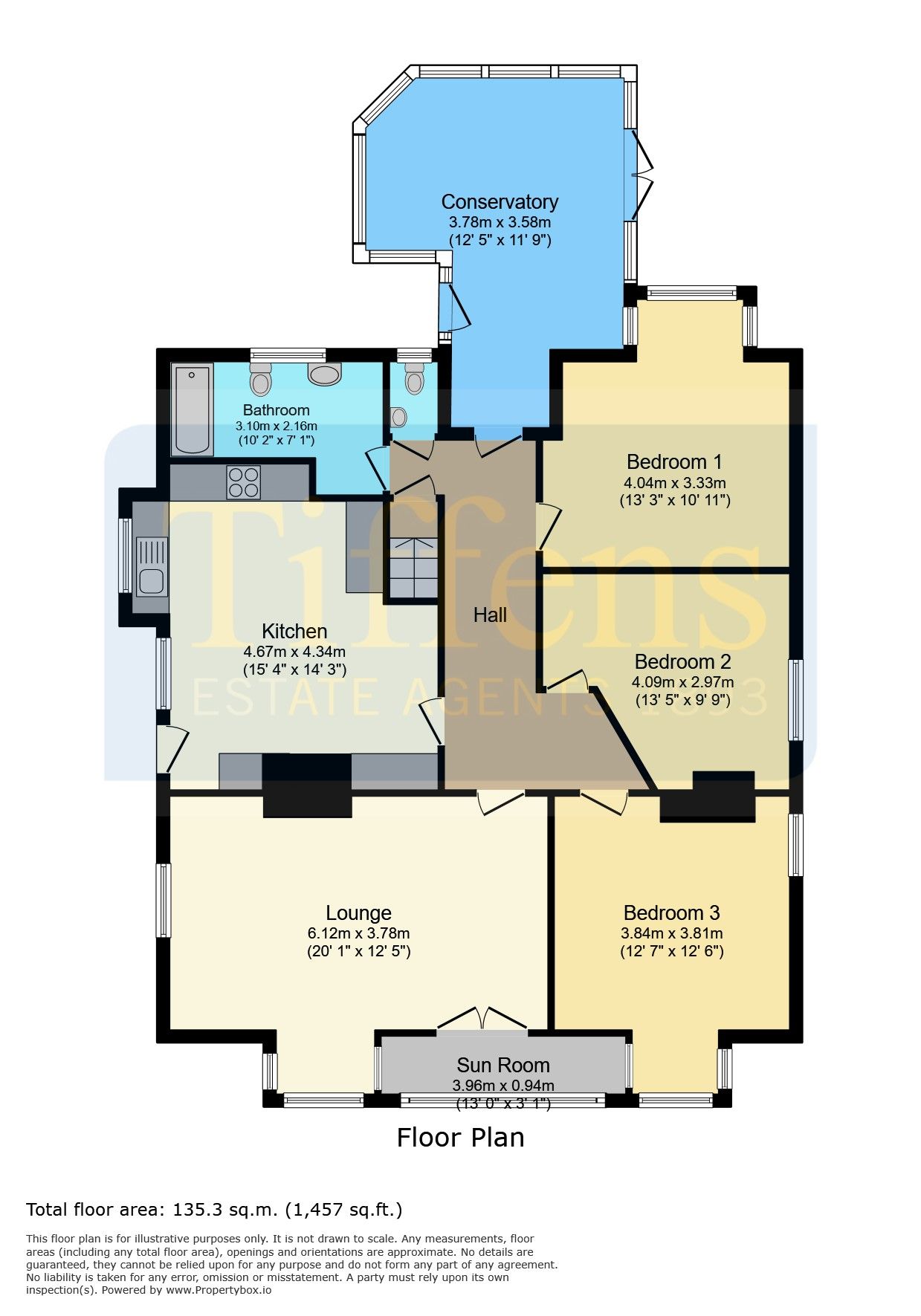 The Bungalow, Tree Road, Brampton floorplan