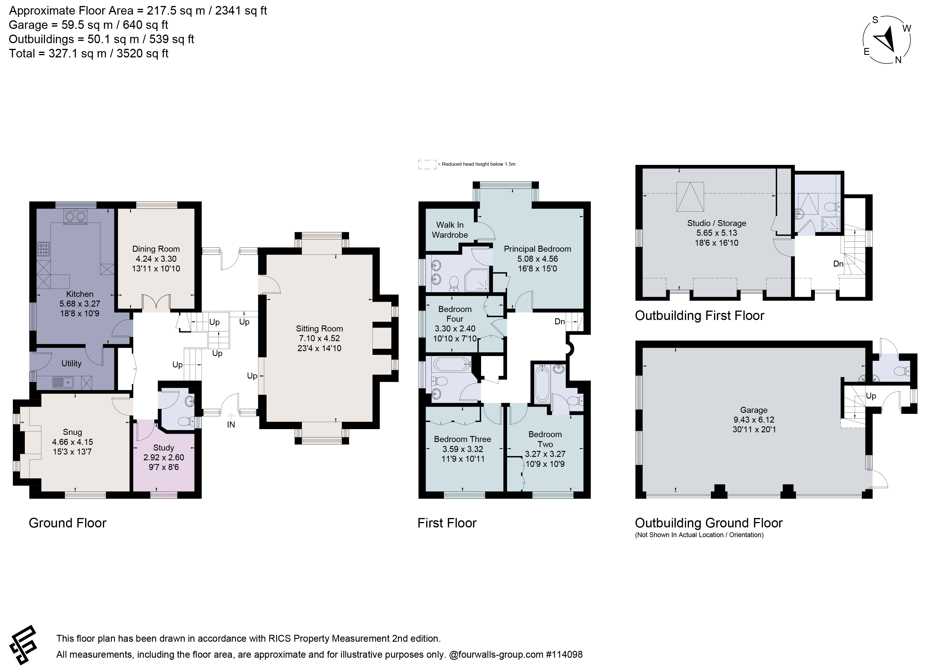 Beechwood, 134, Lovedon Lane, Winchester floorplan
