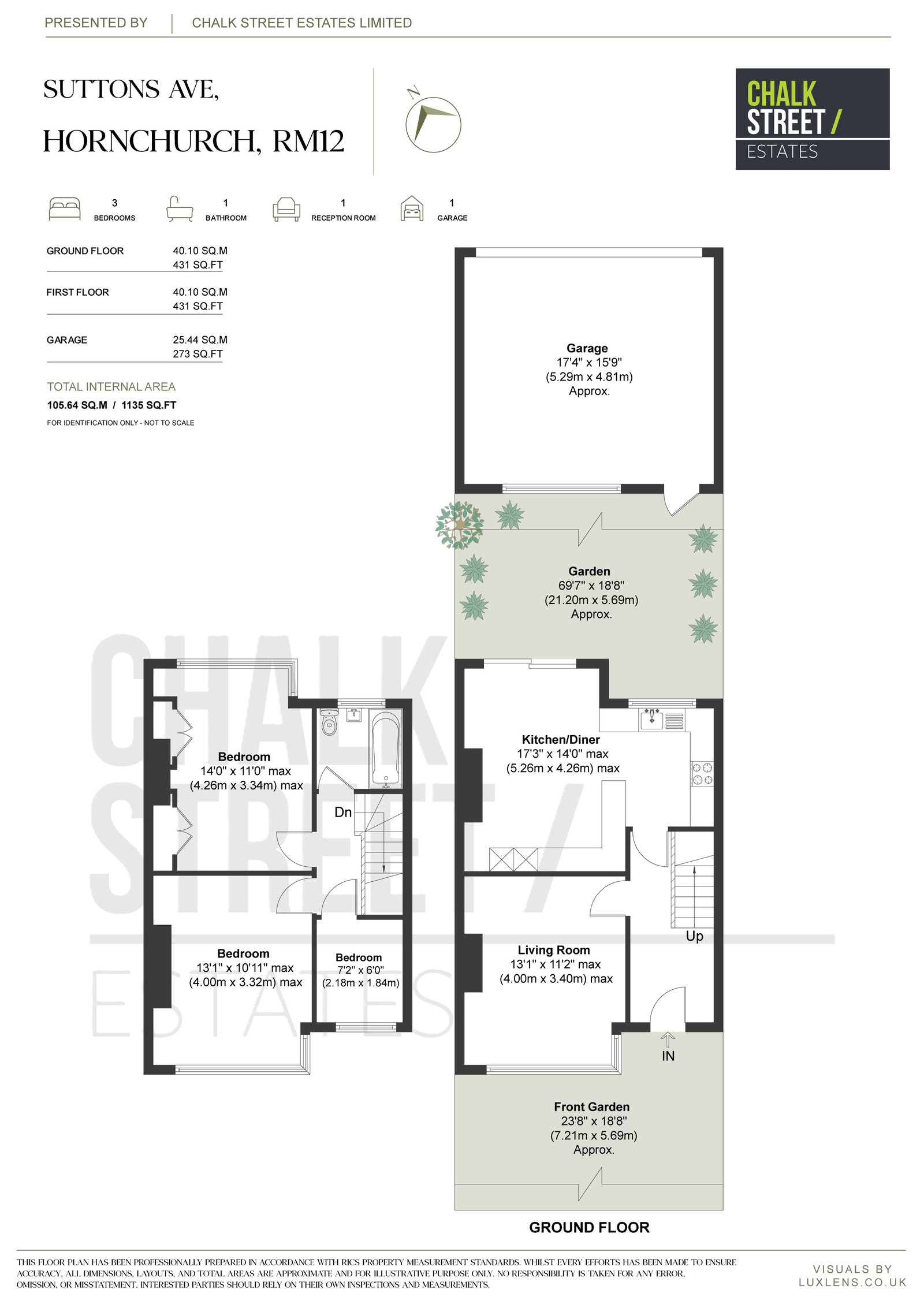 Suttons Avenue, Hornchurch floorplan