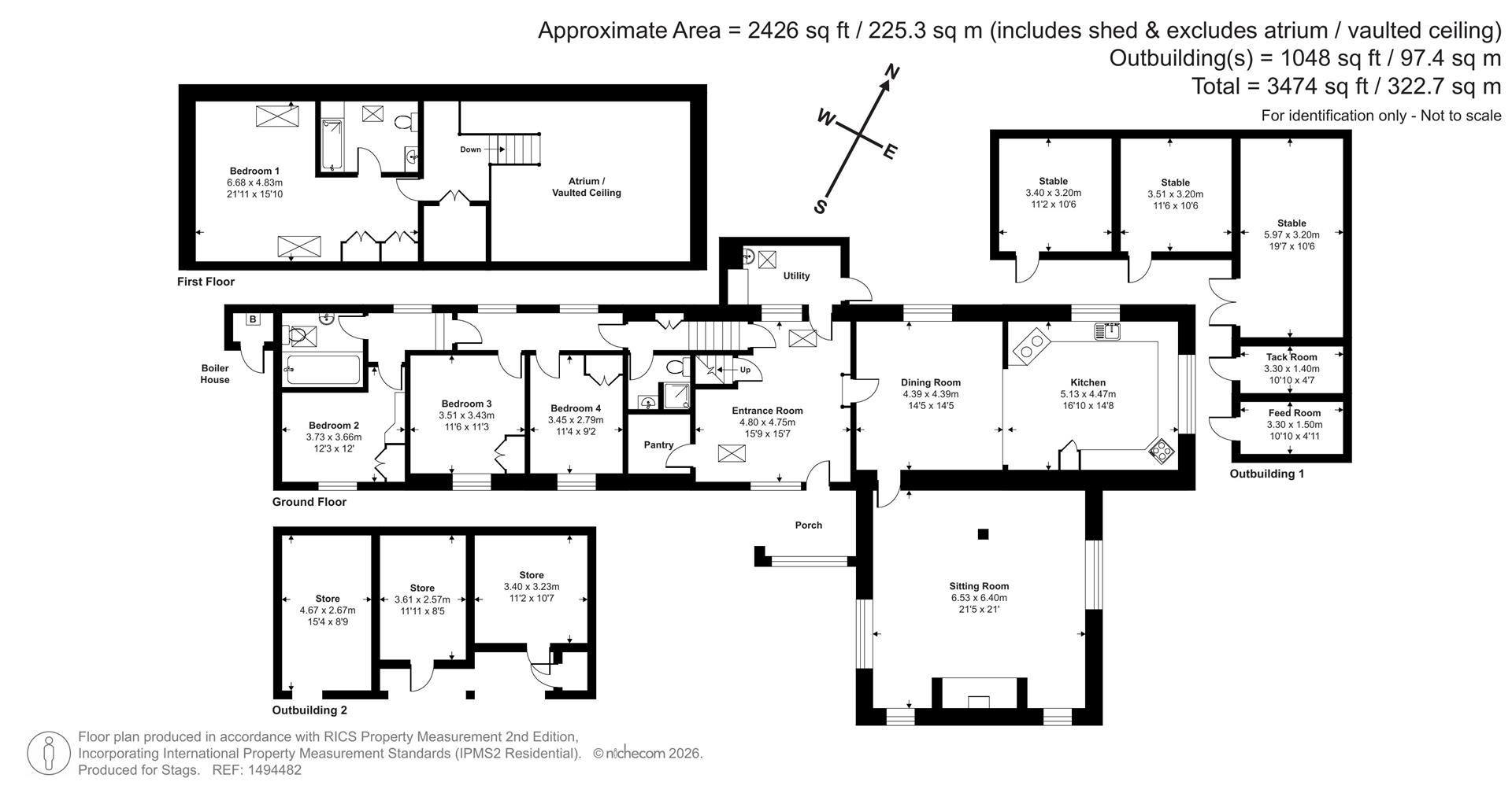 Witherhill Granary, Witherhill, Umberleigh floorplan