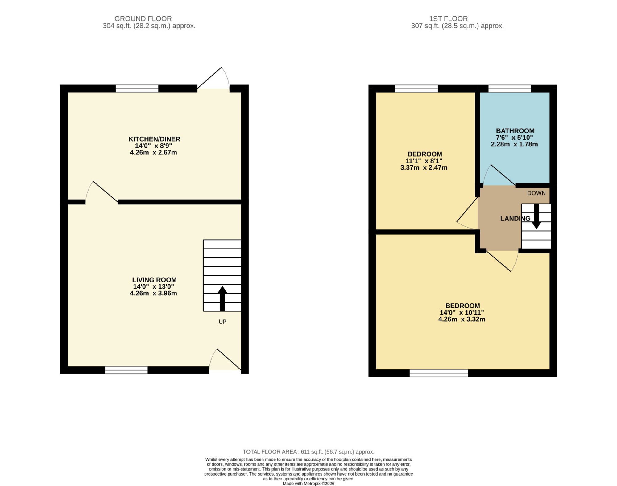 5 Withington Street, Heywood floorplan