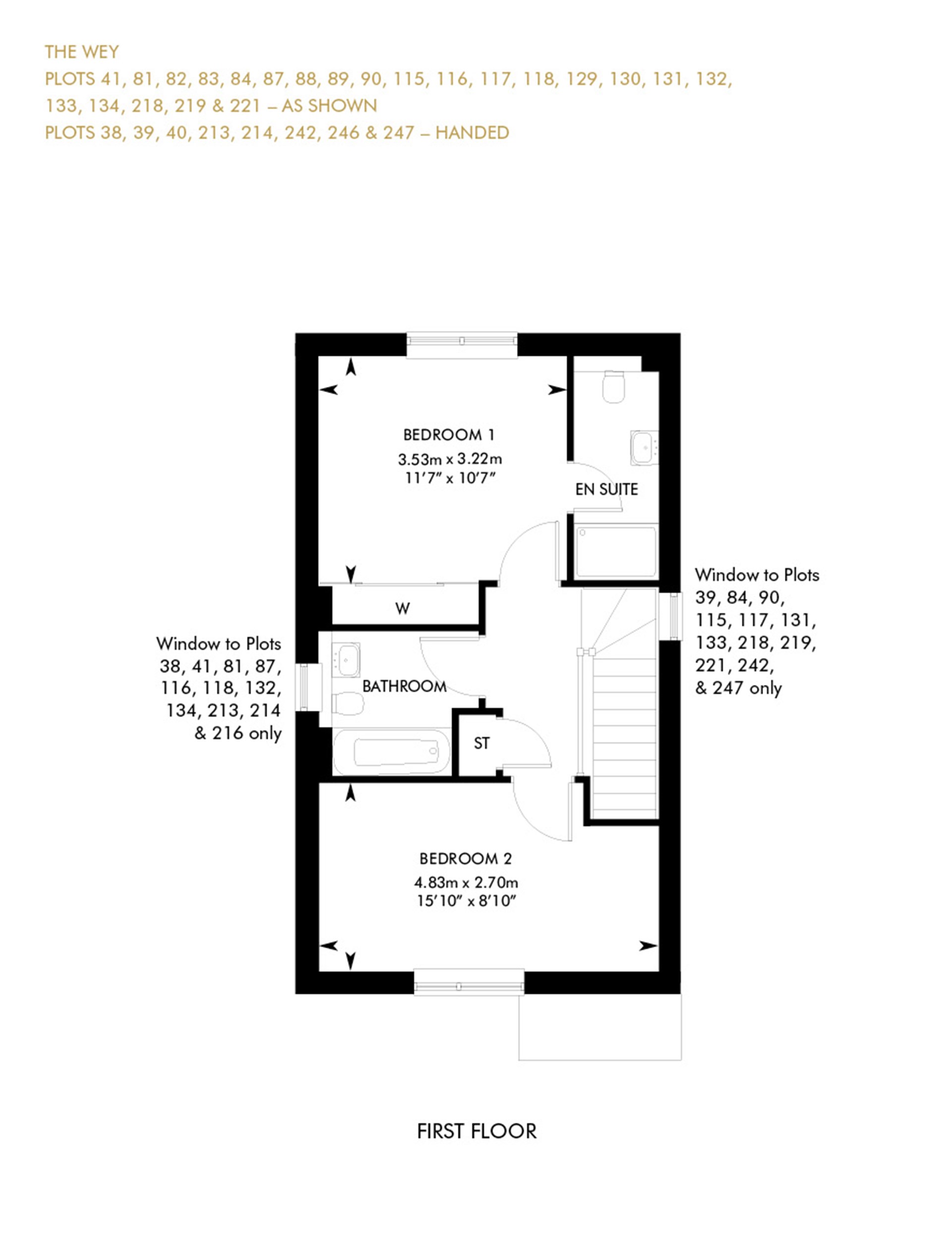 "Wey" at Aarons Hill, Godalming GU7, 2 bedroom semidetached house for sale 61147546