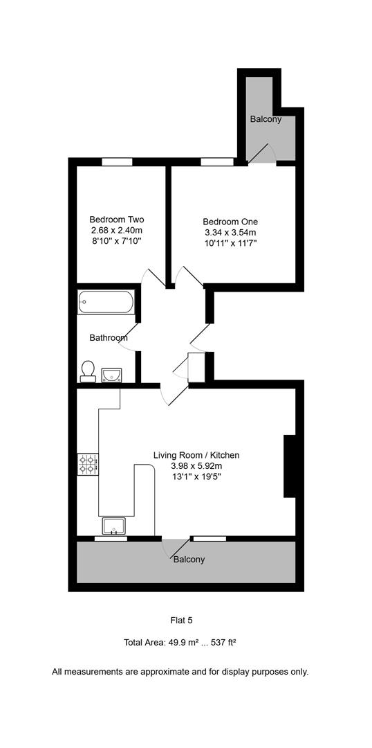 67, St Aubyns, Hove floorplan