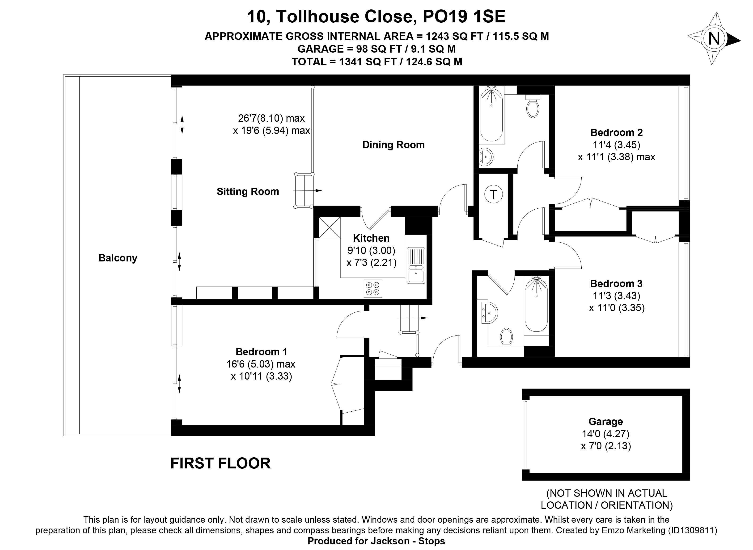 10, Tollhouse Close, West Sussex floorplan