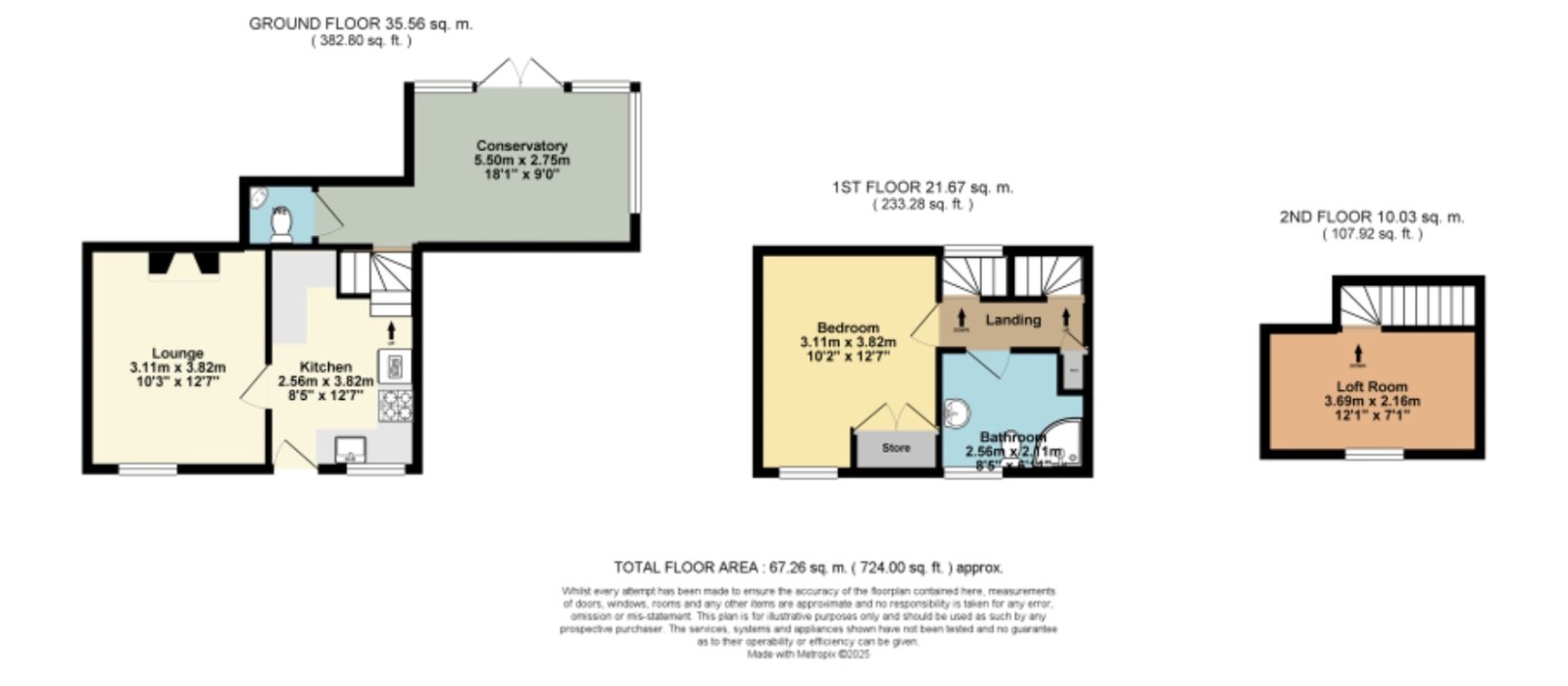 The Old Cottage, 1A, George Alley, Kent floorplan