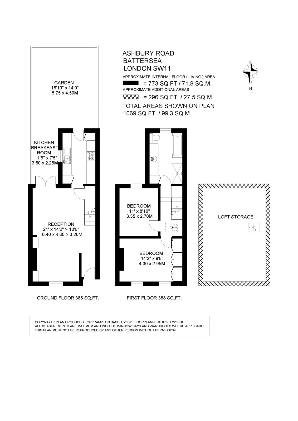 Ashbury Road, SW11 floorplan