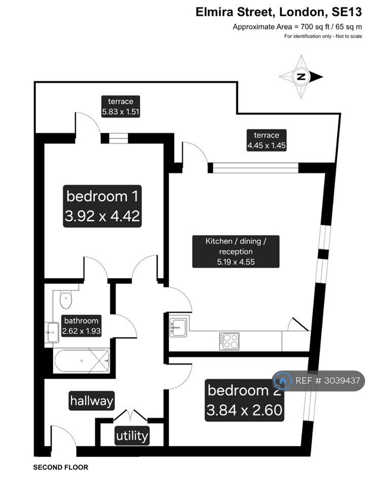 Flat, Roma Corte Elmira St, London floorplan