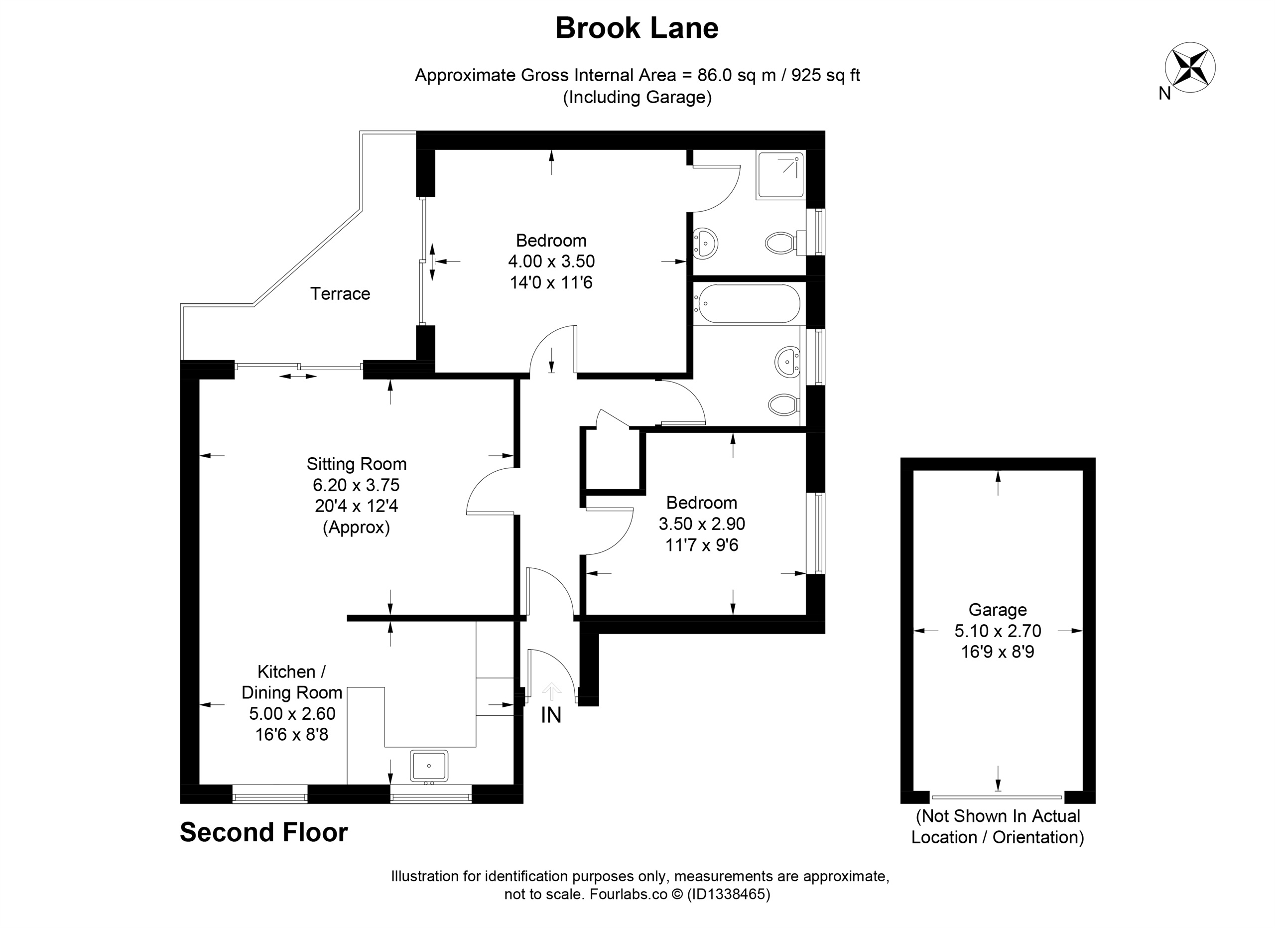 32, Brook Lane, Berkhamsted floorplan