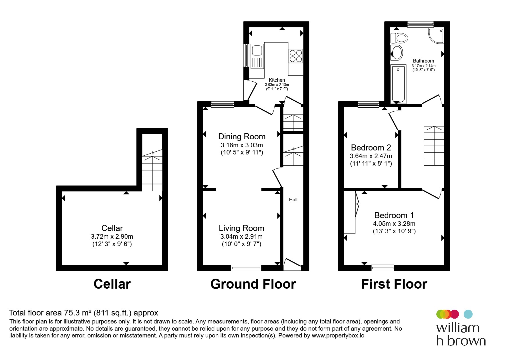 54, Baker Street, Northampton floorplan