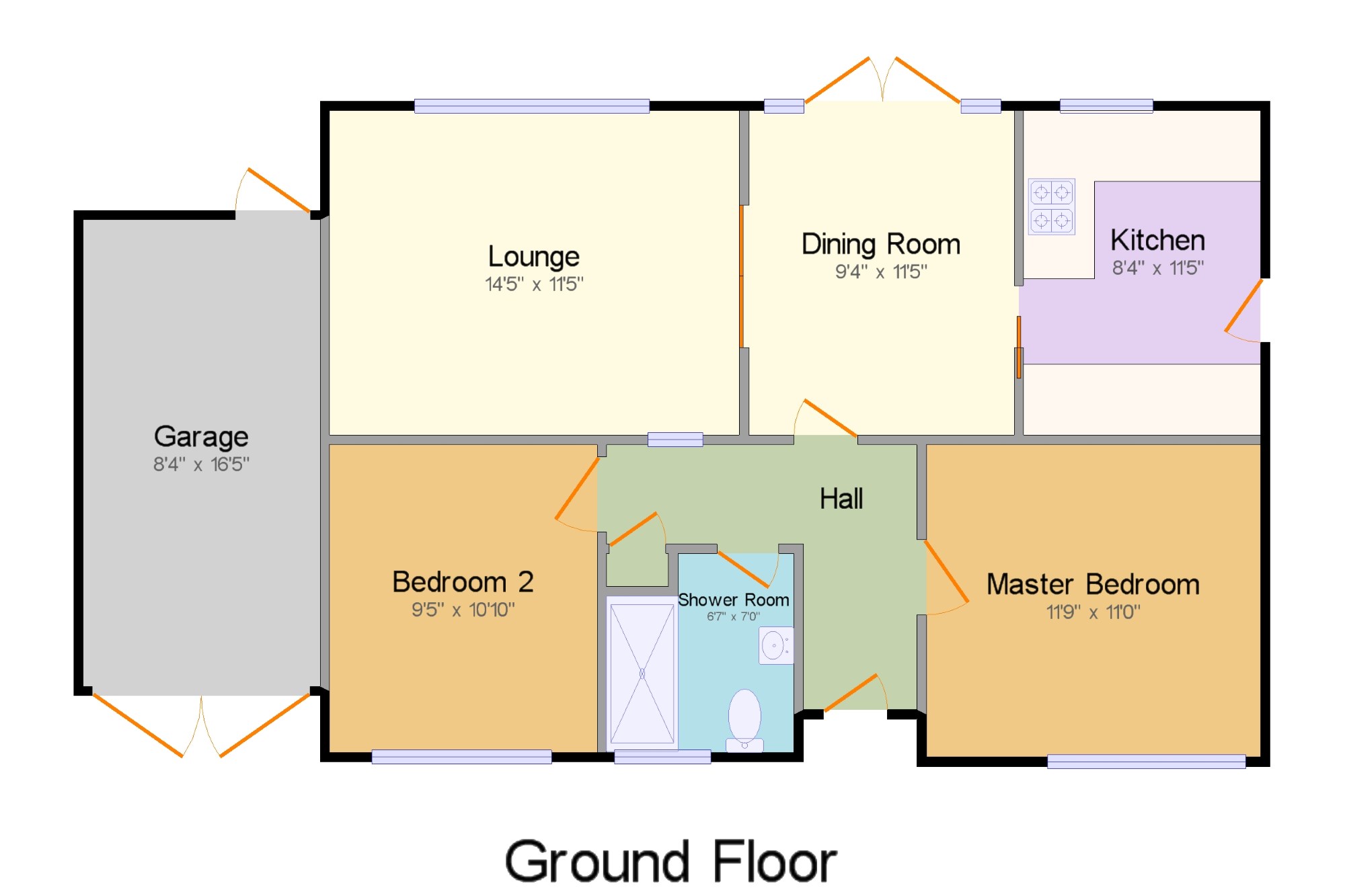 2 Bedrooms Bungalow for sale in Wealden Avenue, St. Michaels, Tenterden, Kent TN30