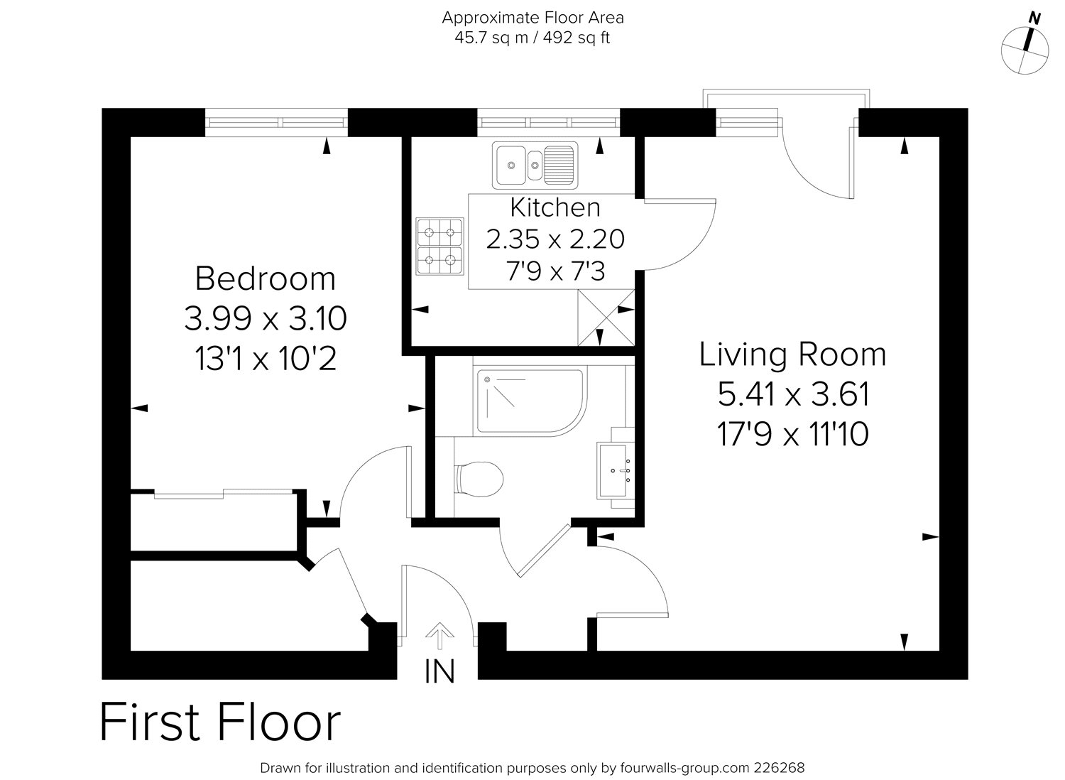 1 Bedrooms Flat for sale in Harington Lodge, 117 The Hornet, Chichester, West Sussex PO19