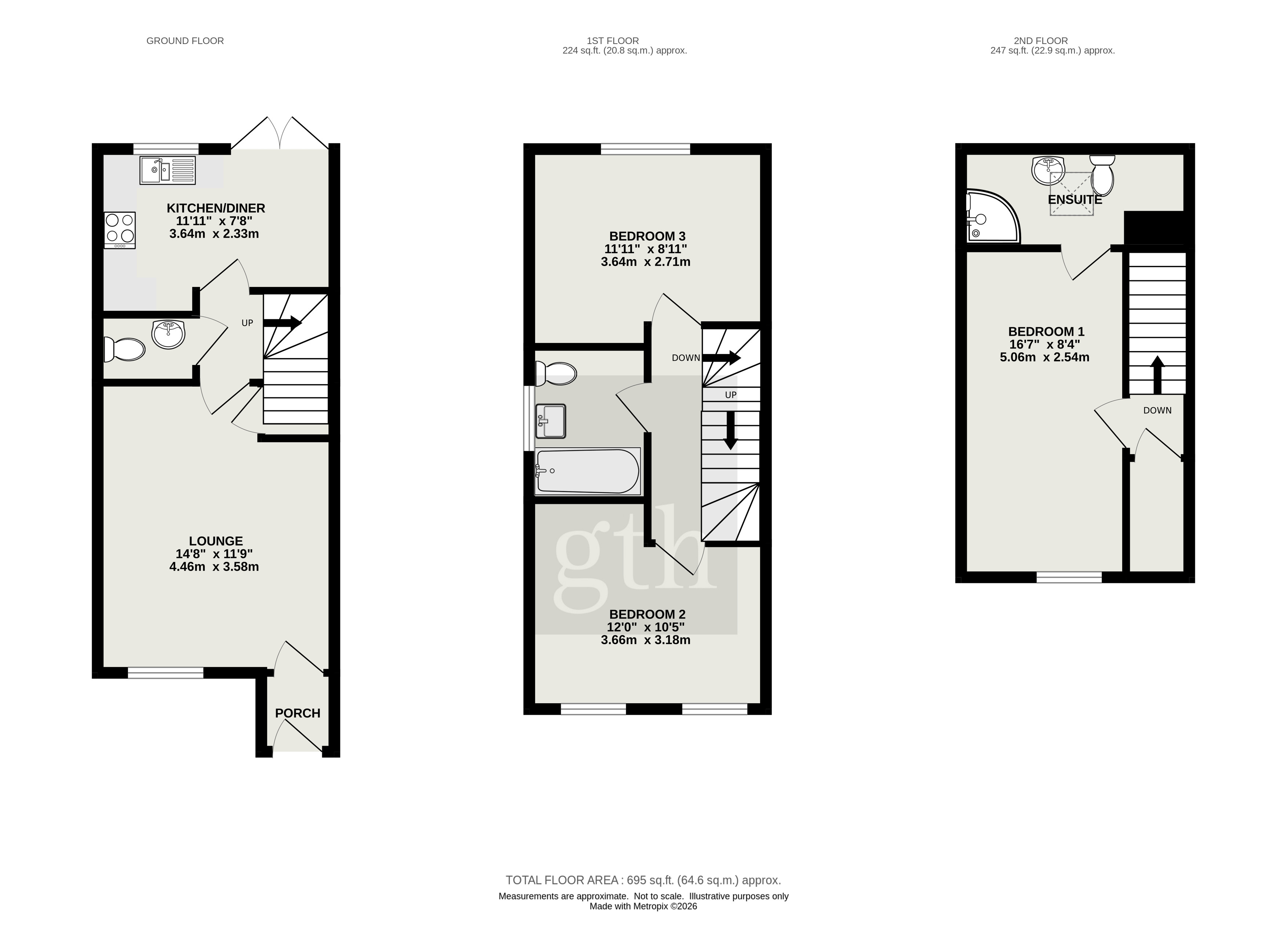 22, Sixpence Drive, Bridgwater floorplan