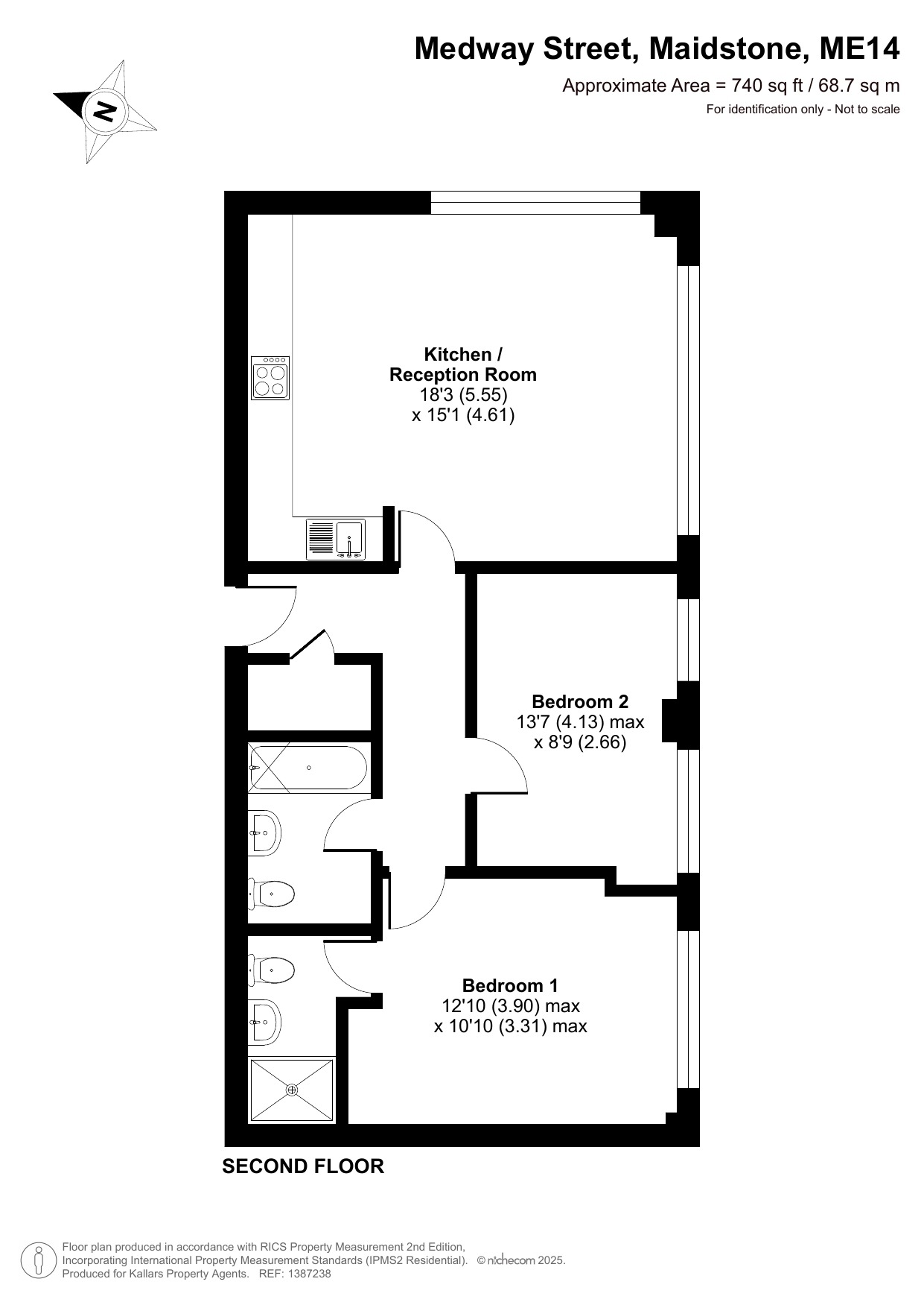 Medway Street Apartments 26-28, Maidstone floorplan