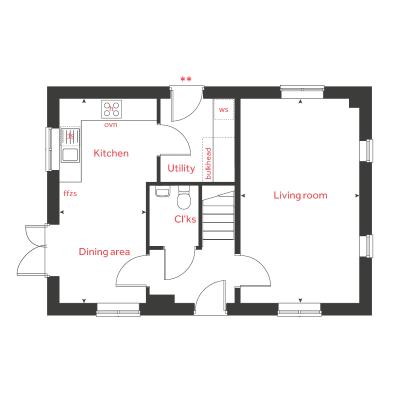 2, Birch Grove, Northampton floorplan