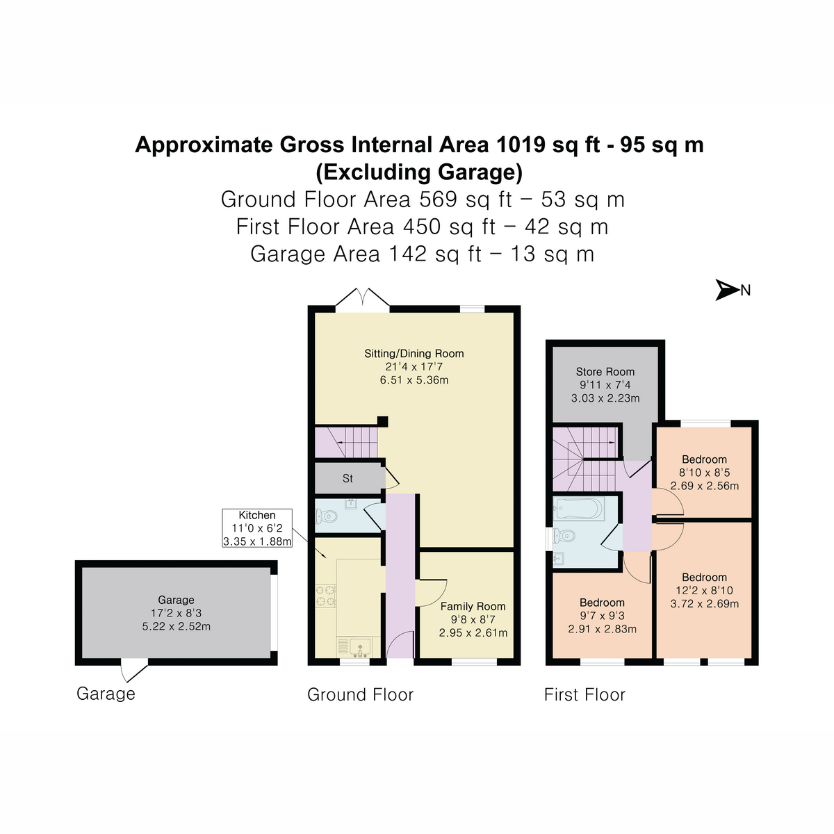 11, Beaufort Close, Didcot floorplan