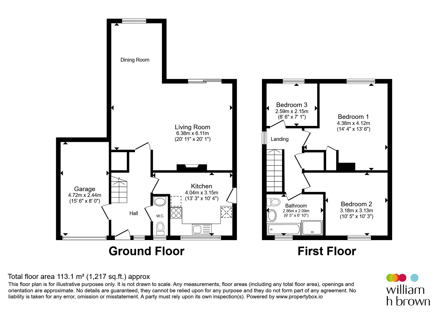 2, Haggars Mead, Stowmarket floorplan