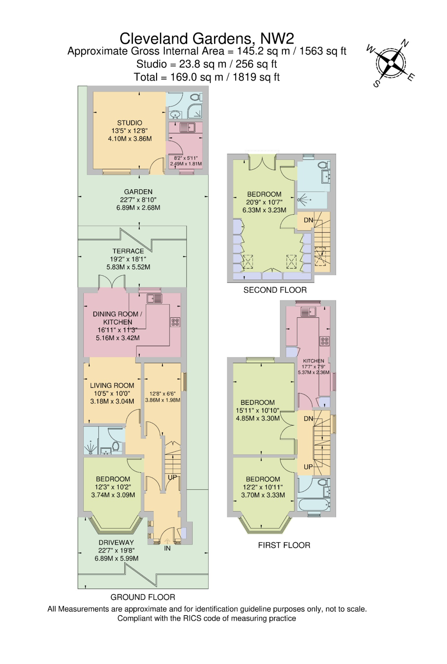Manor House Court, 11, Warrington Gardens, London floorplan