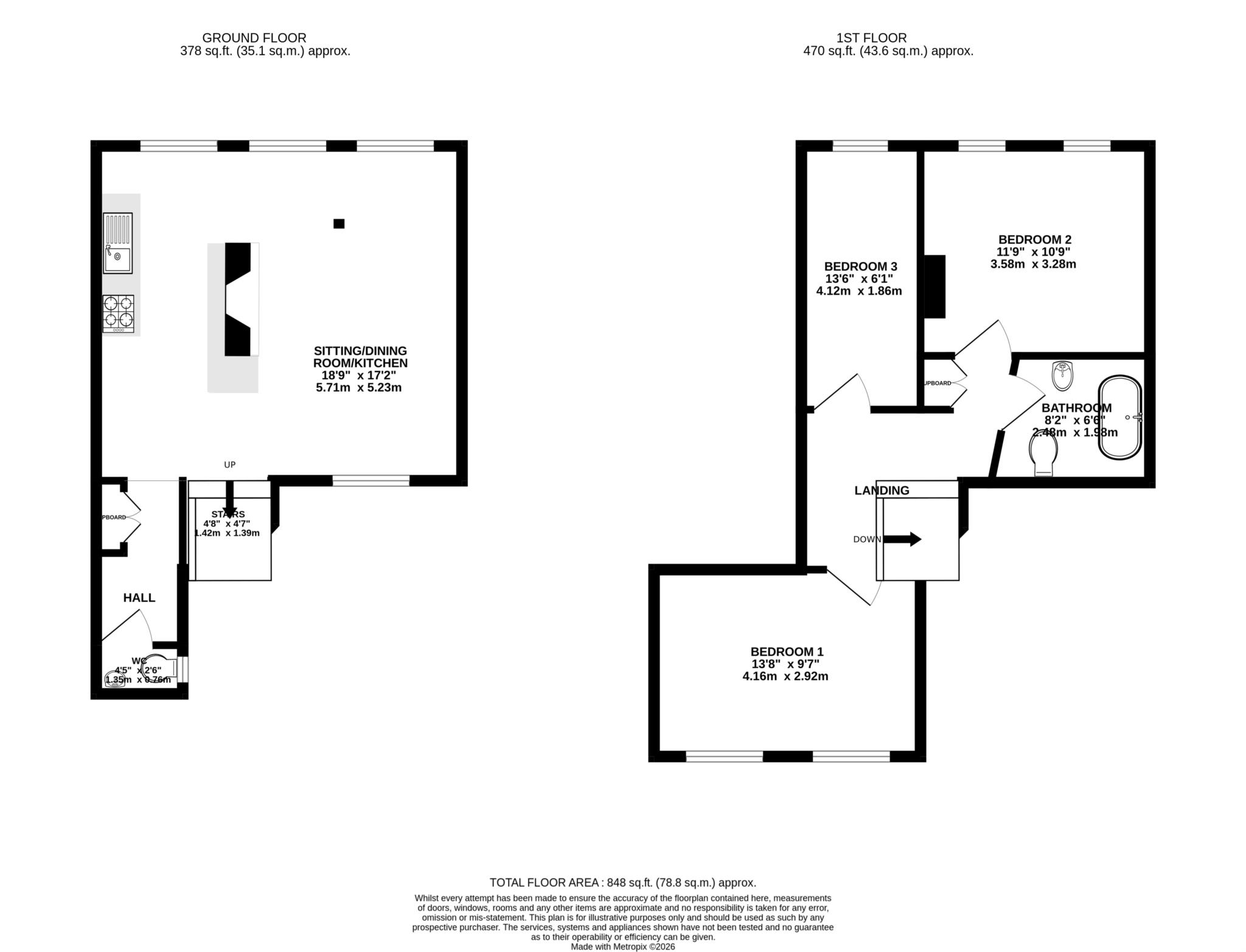 Olde Hollow, Exmouth floorplan