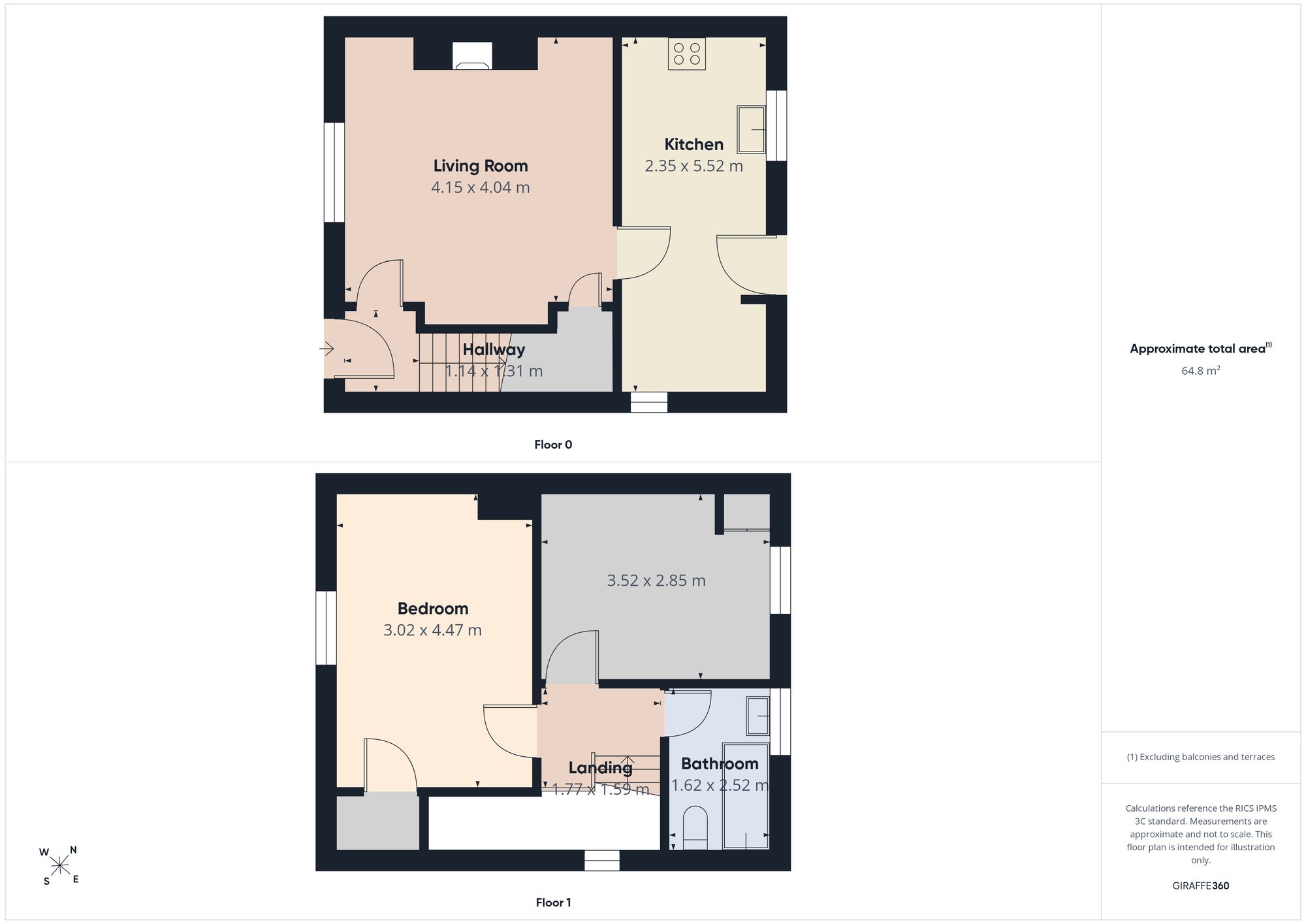 14 Aintree Gardens, Gateshead floorplan