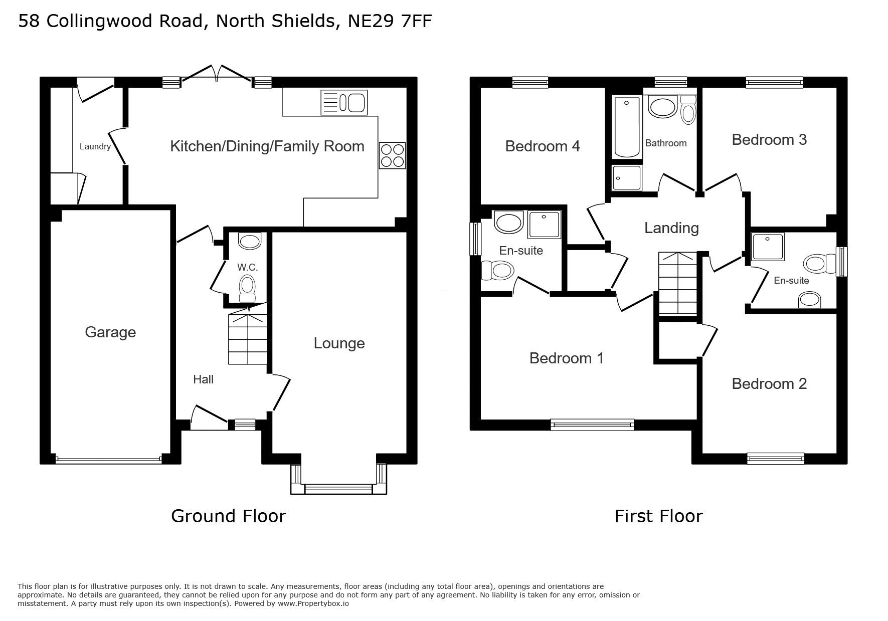 58, Collingwood Road, North Shields floorplan