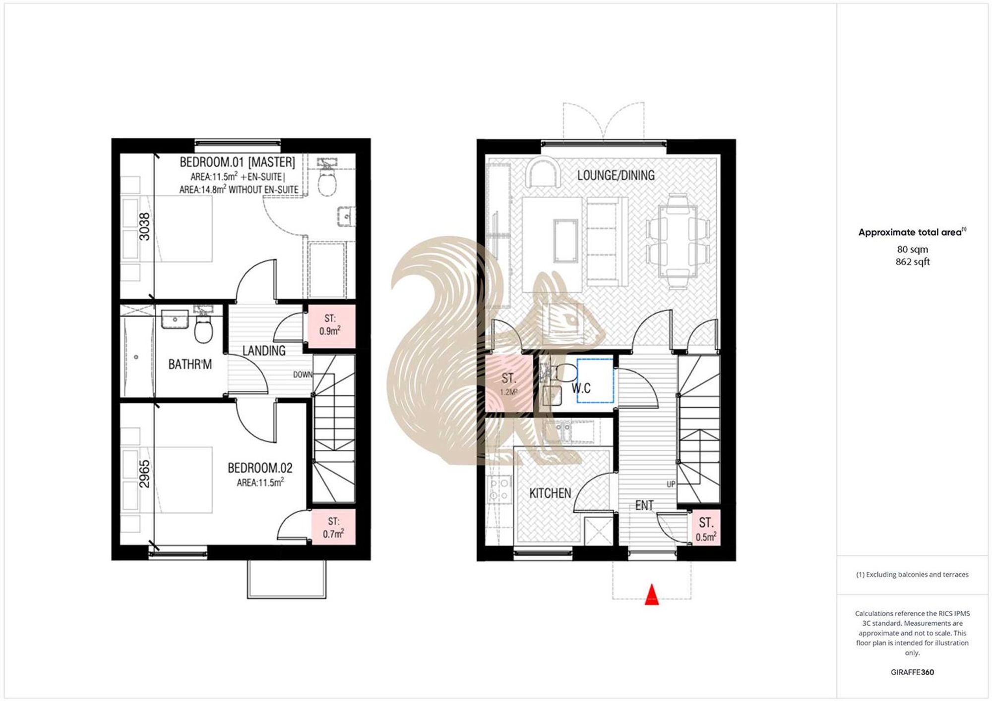The Bluebell, Leftwich Place, Sudbury floorplan