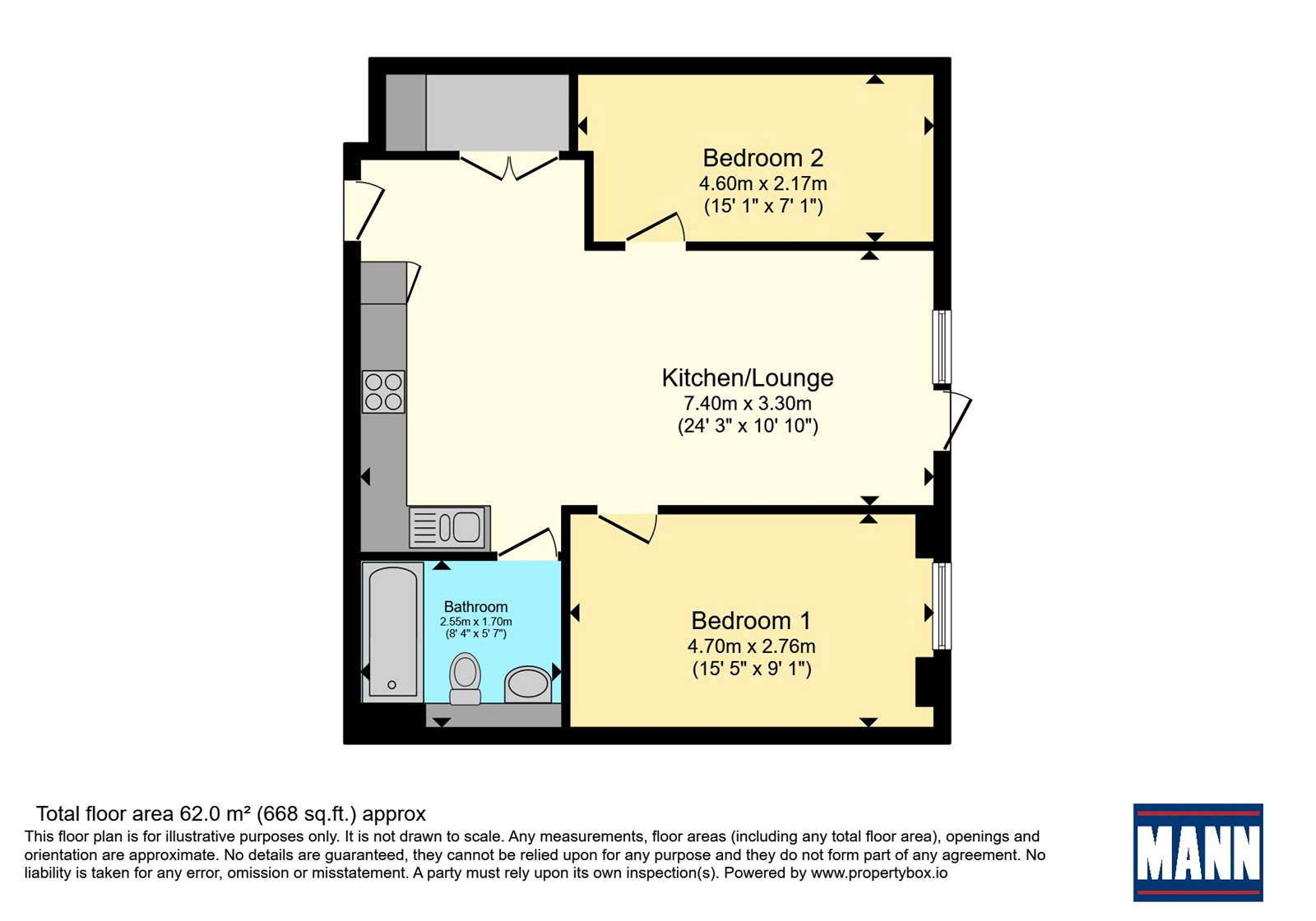 82 Minerva Place,, Gillingham Gate Road, Kent floorplan