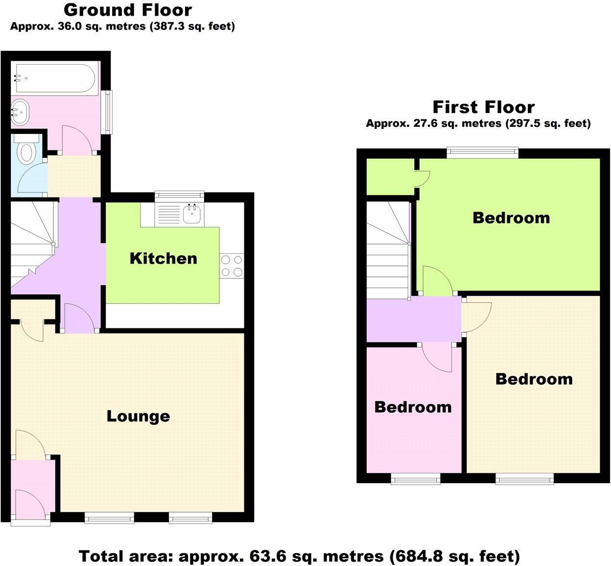 Castleton Road, London floorplan