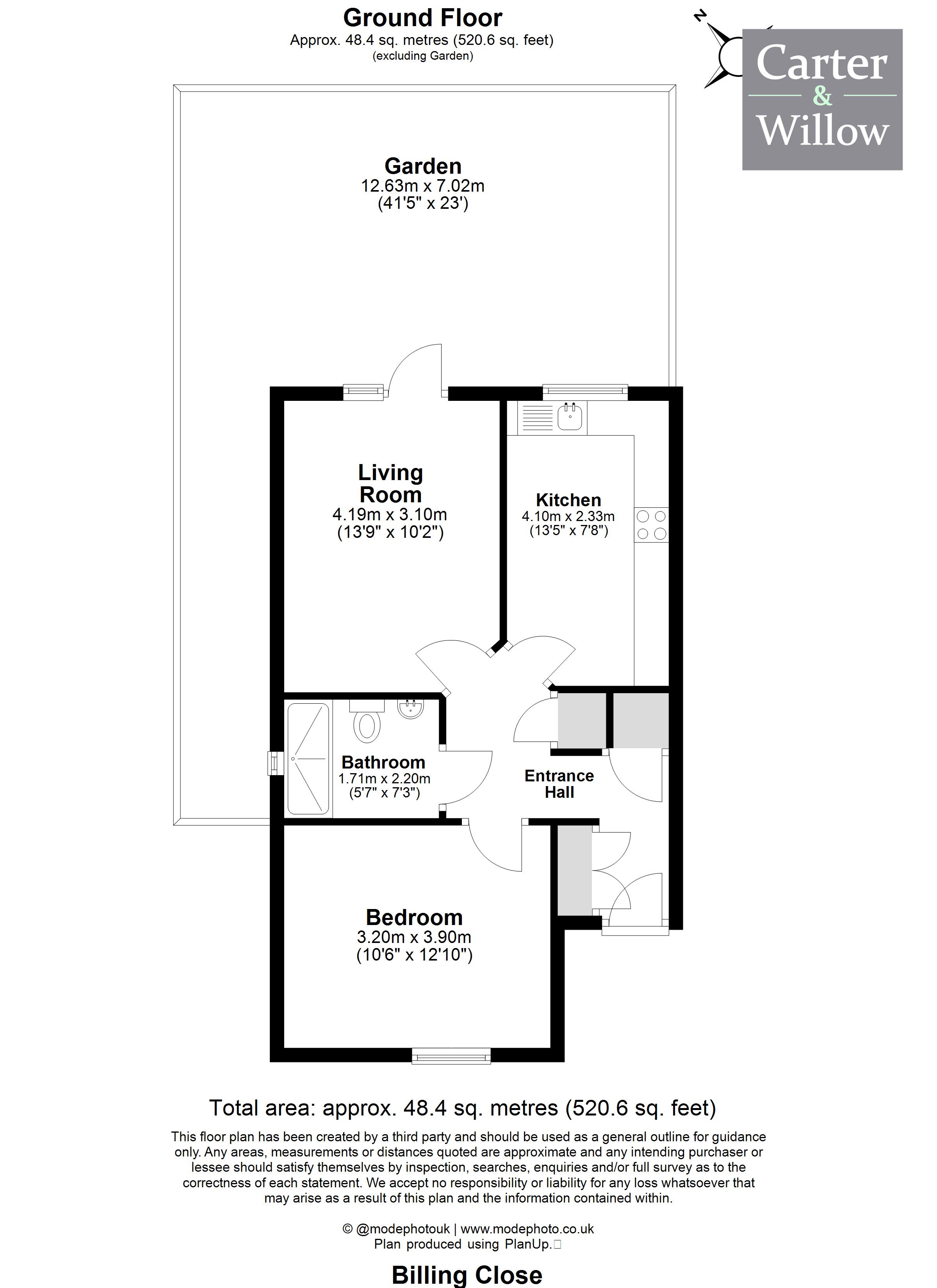 6, Billings Close, Dagenham floorplan