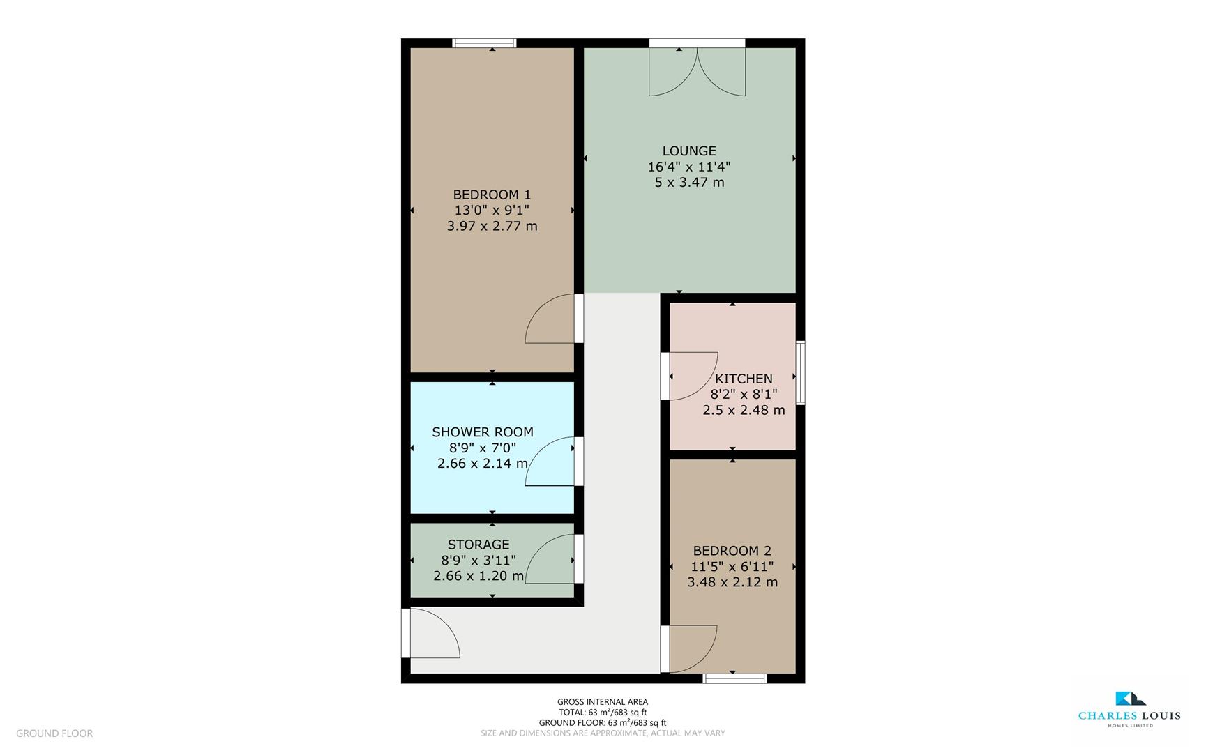 Flat 6, 20, Callender Street, Bury floorplan