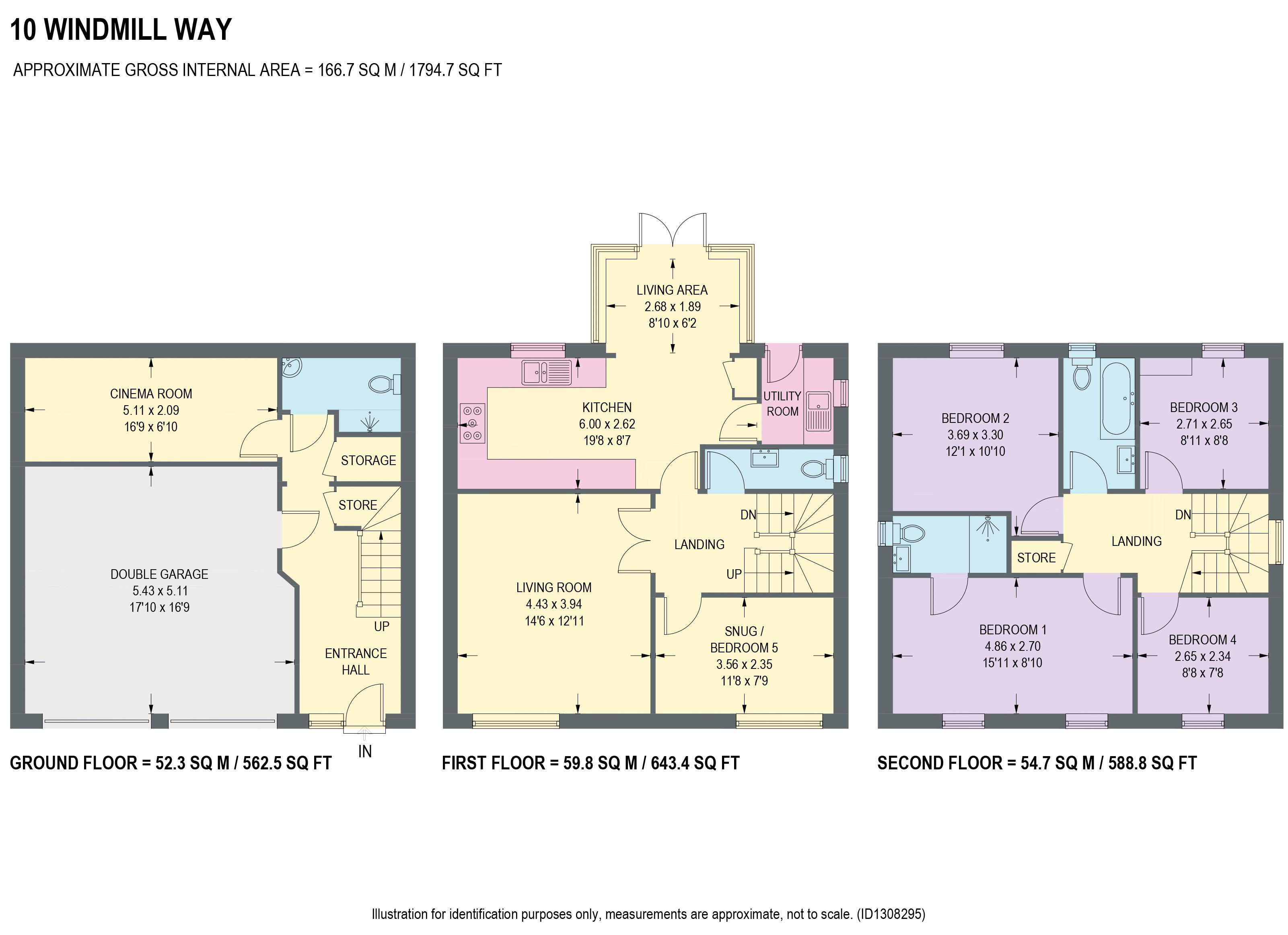 10, Windmill Way, Chesterfield floorplan