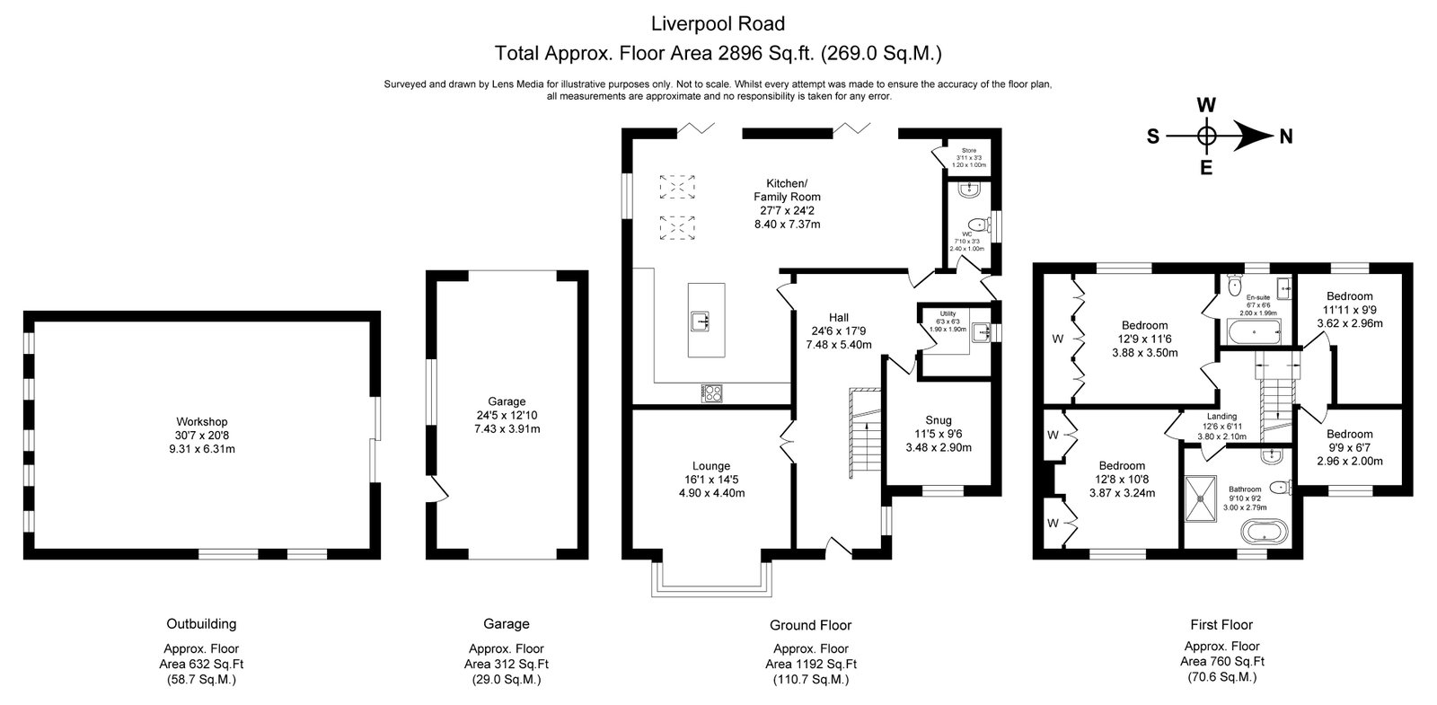 Bracken House,228, Liverpool Road, Preston floorplan