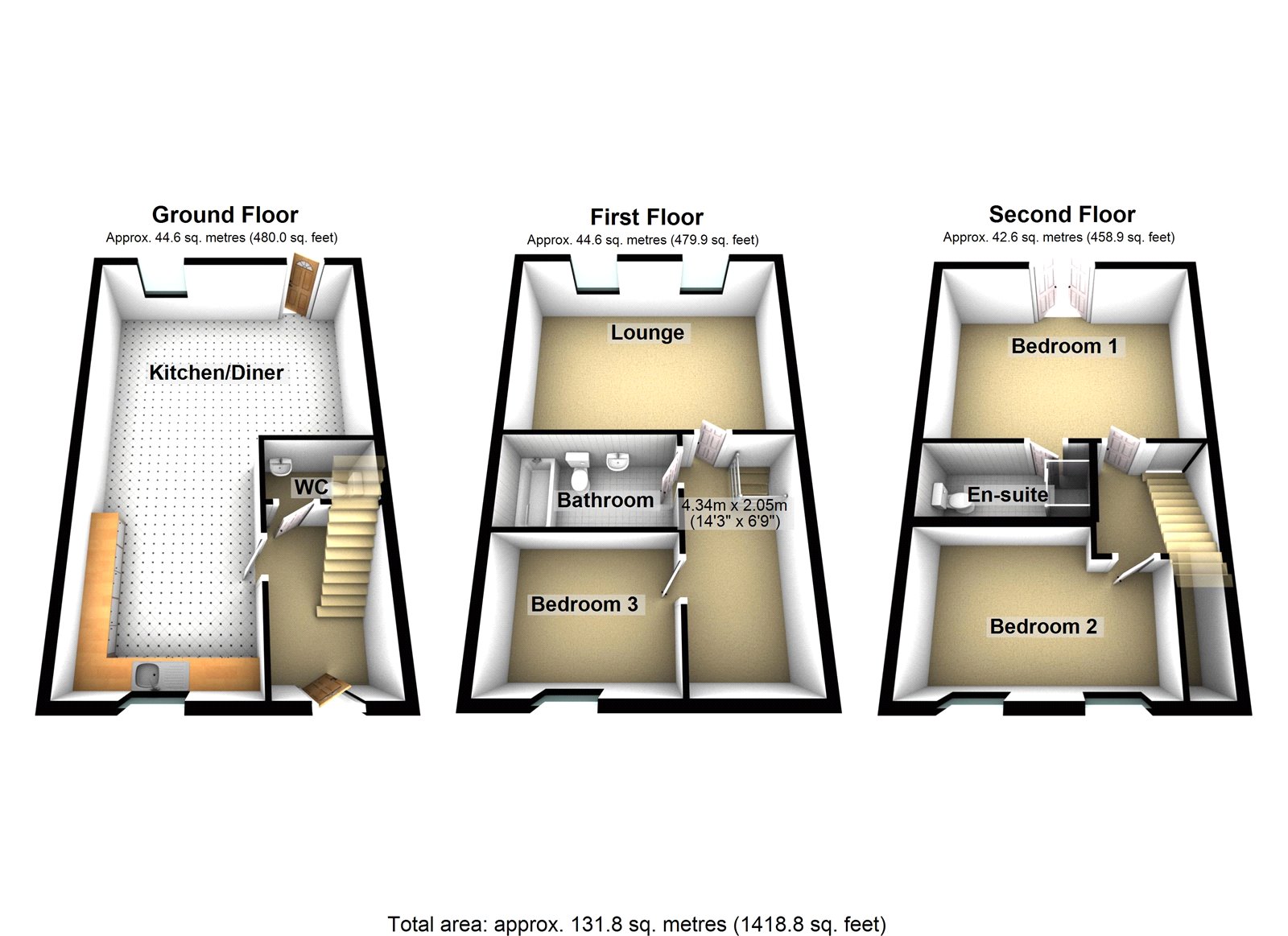 7, Turret Lane, Suffolk floorplan