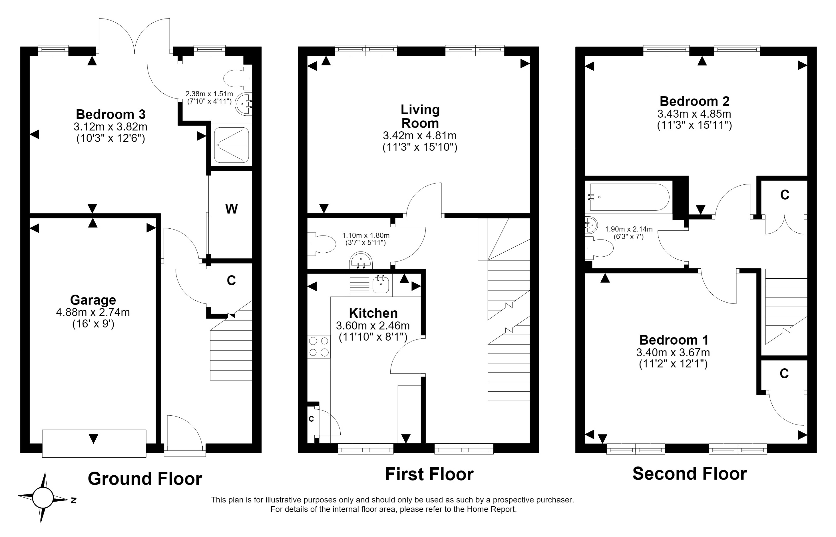 2, Ferrier Medway, Gilmerton, Edinburgh floorplan