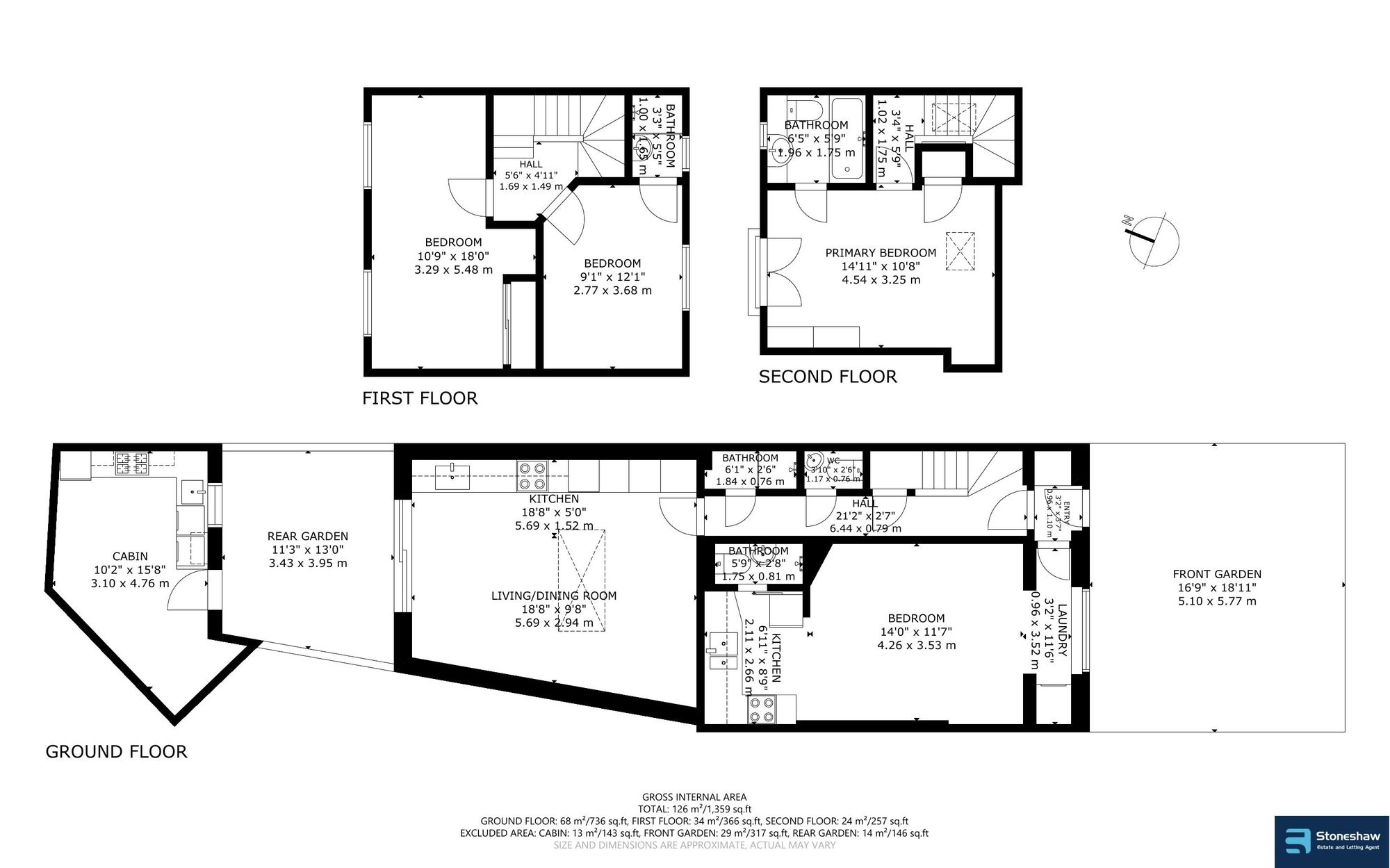 34 Seton Gardens, Dagenham floorplan