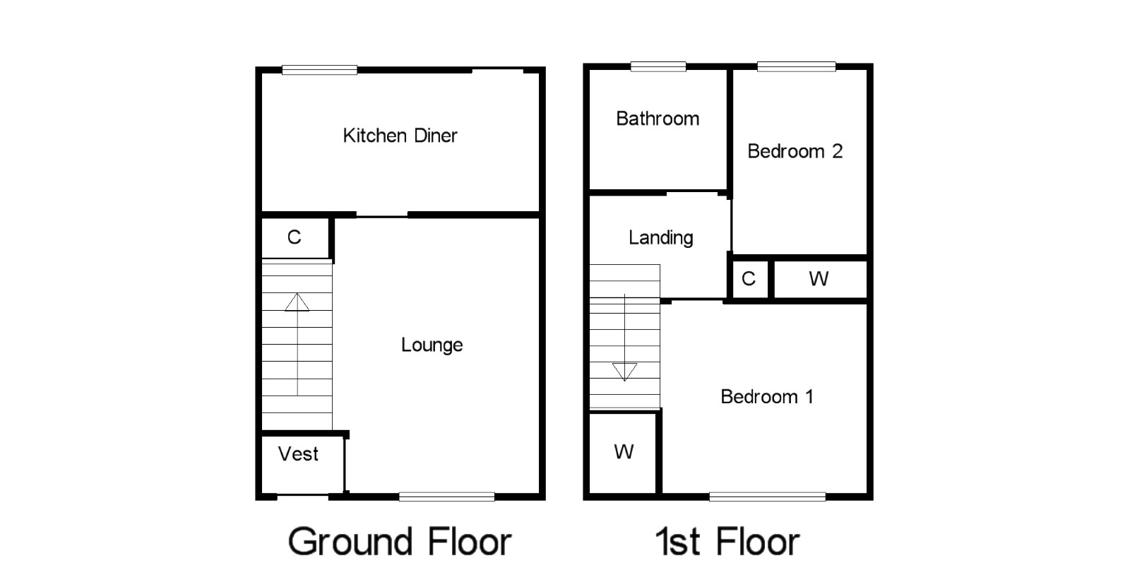 2 Bedrooms Terraced house for sale in Dunottar Place, Coatbridge, North Lanarkshire ML5