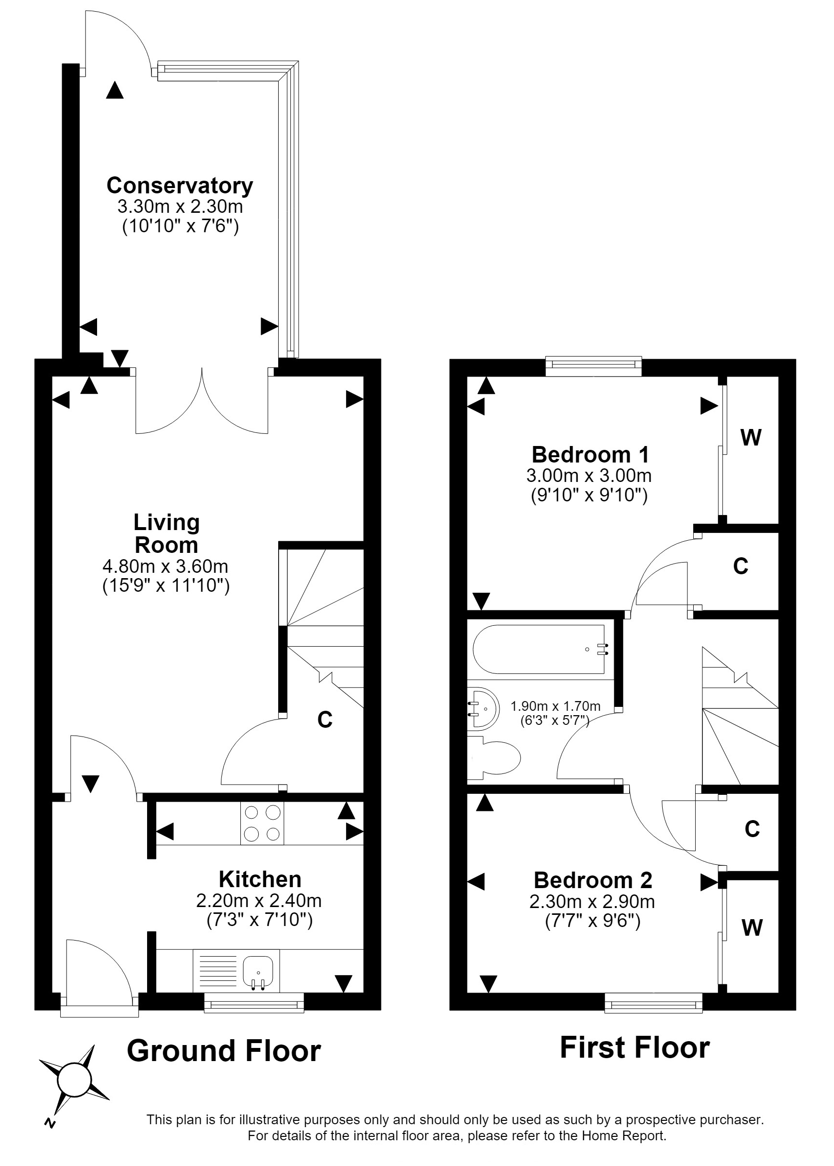 40, Limefield, Edinburgh floorplan