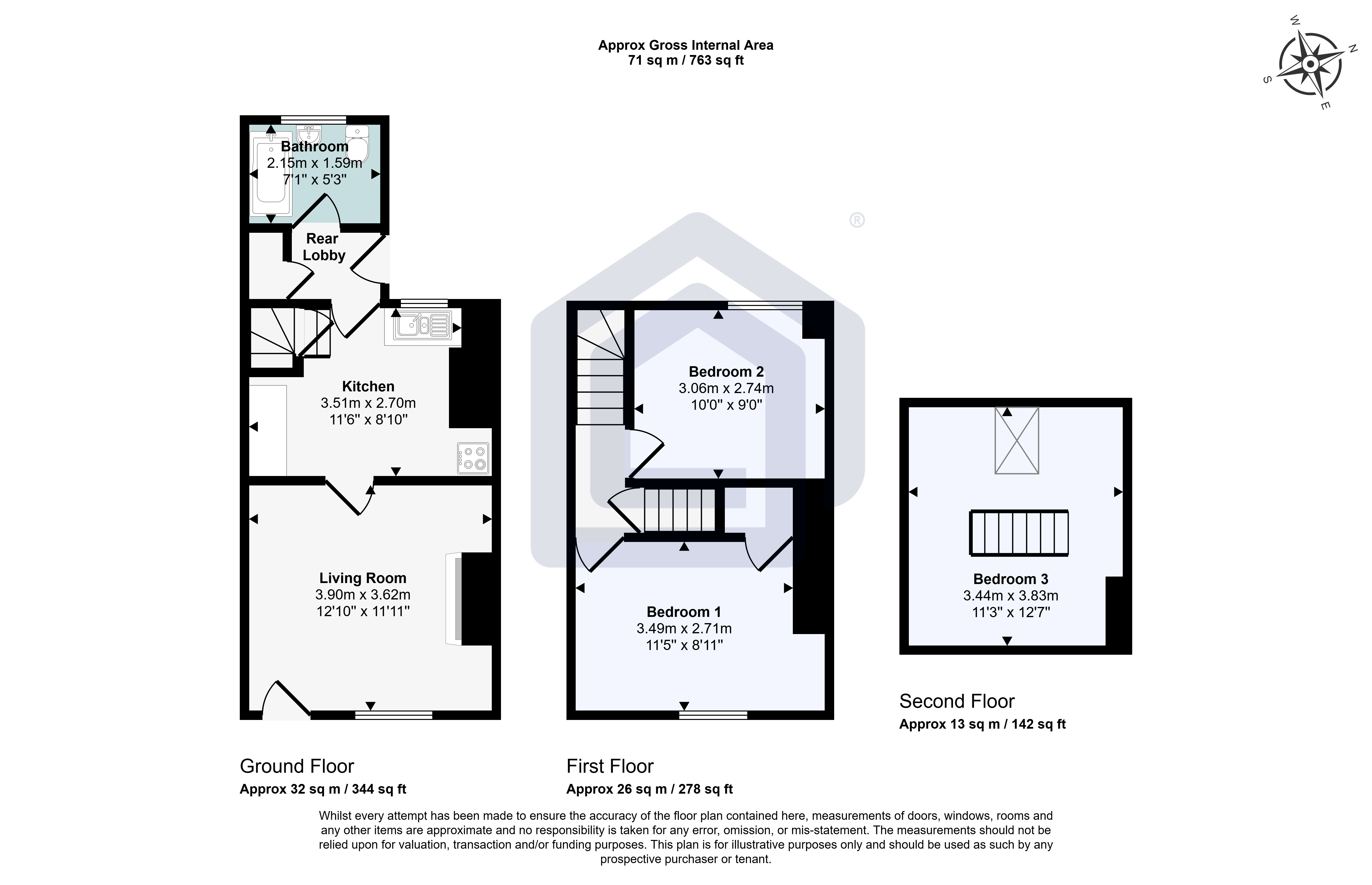 18 Cross Street Skegness, Lincolnshire, PE25 3RH, 18 Cross Street Skegness, Lincolnshire, PE25 3RH, Lincolnshire floorplan
