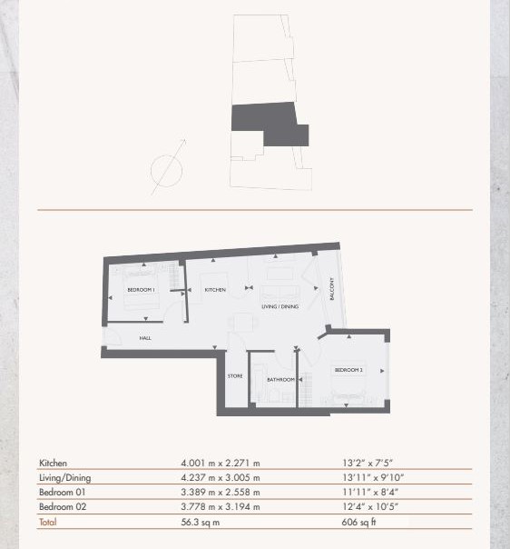 8 Casita Place, 41B Station Approach, West Byfleet floorplan