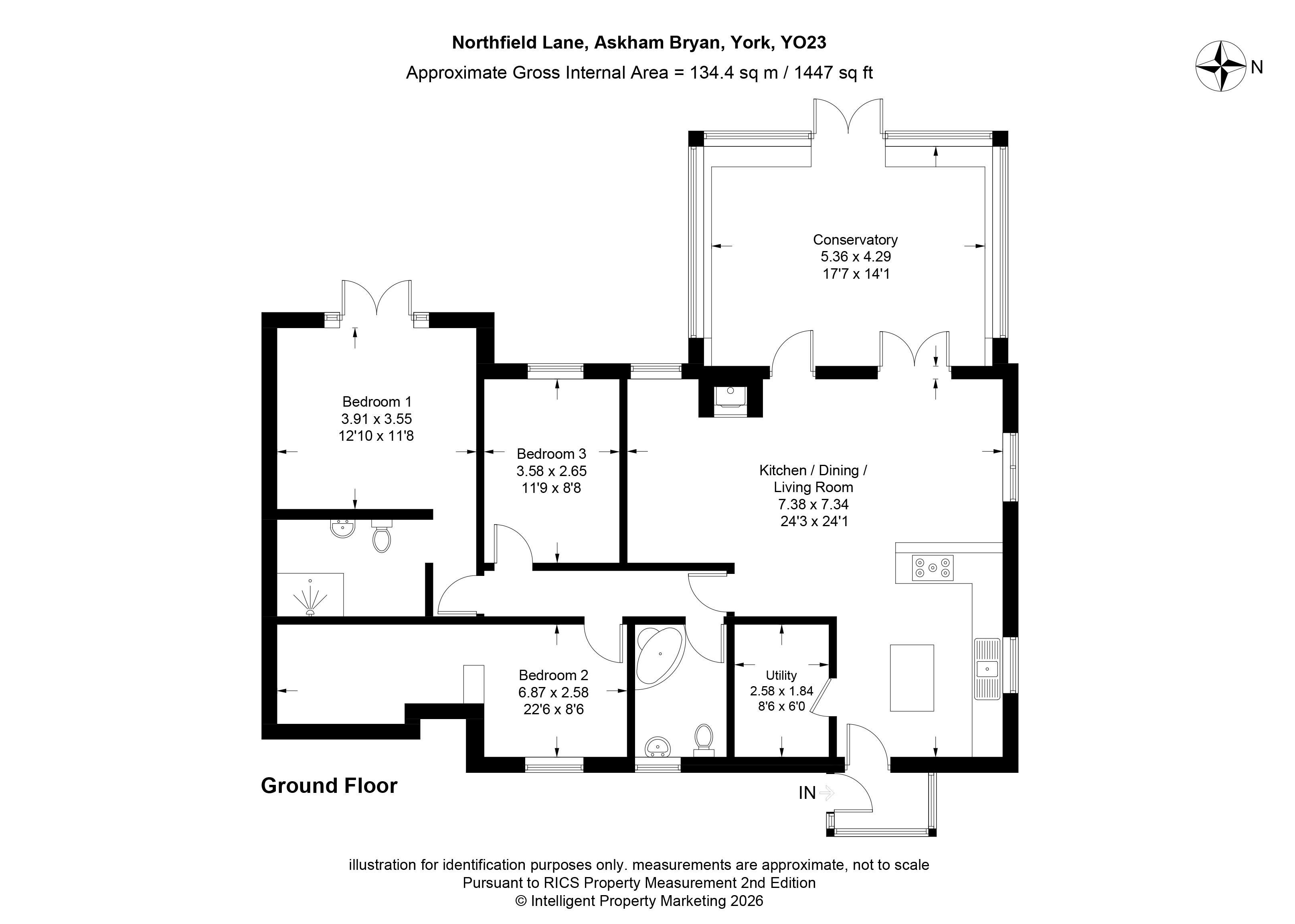 Orchard Cottage,, Northfield Lane, York floorplan