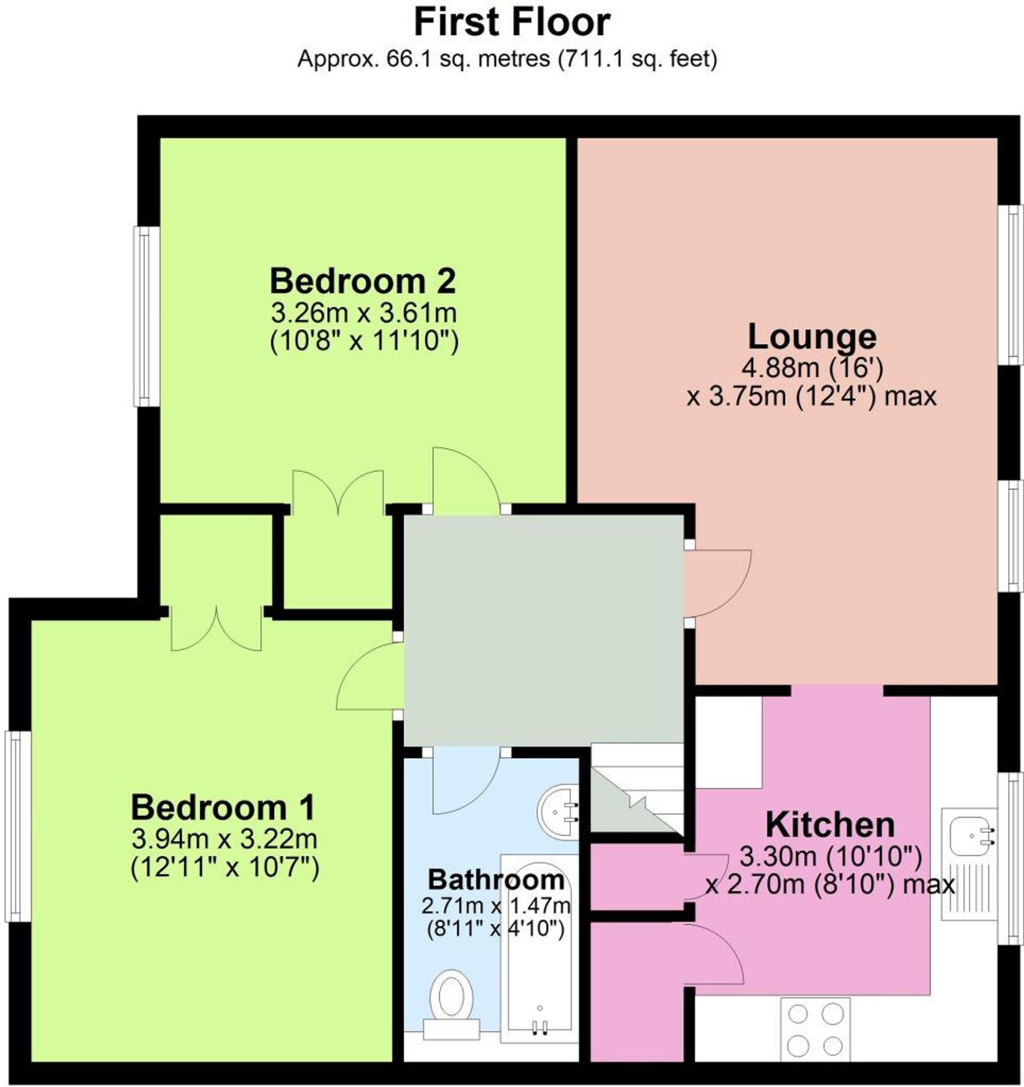 58 Rosebank, Epsom floorplan