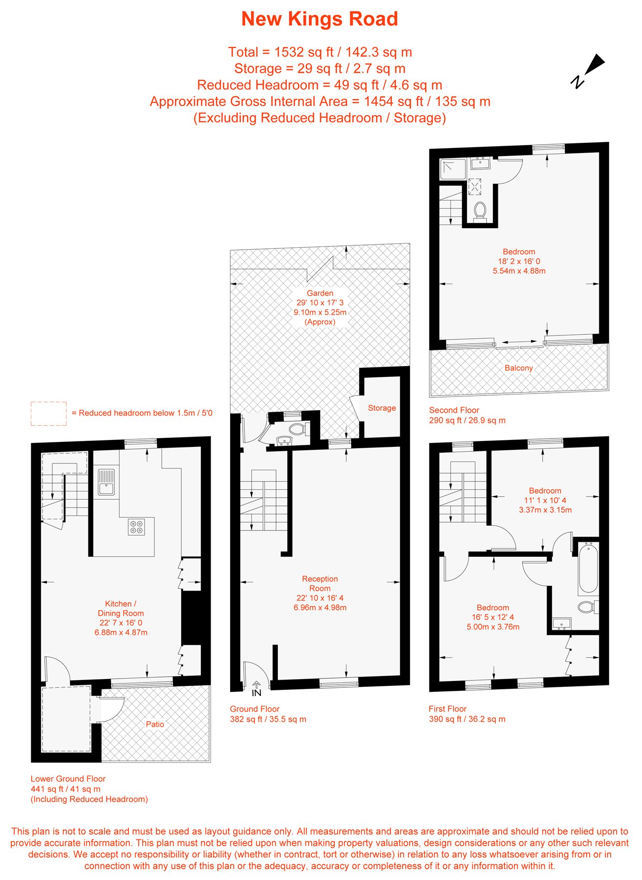 95, New Kings Road, London floorplan
