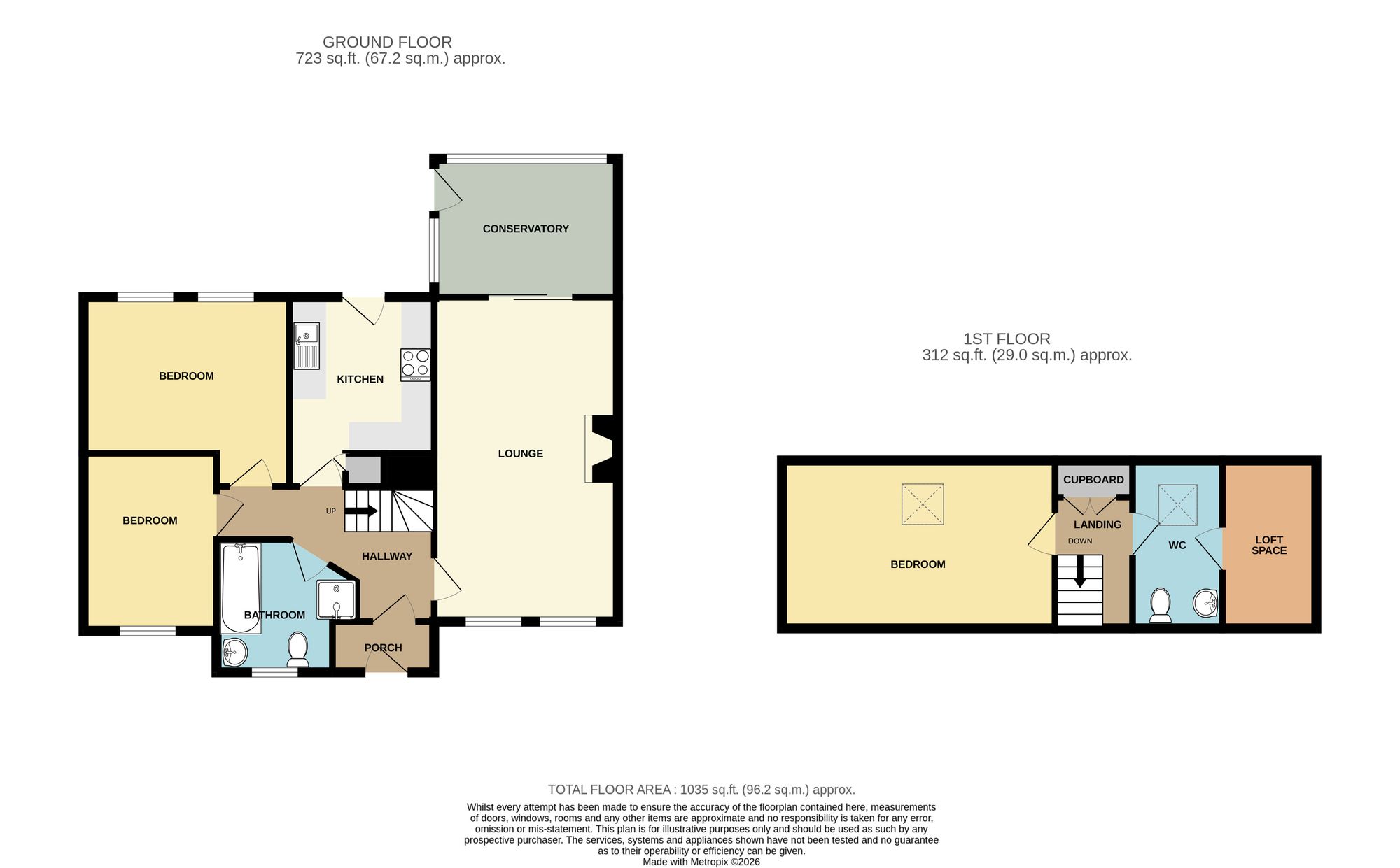 3 Mill Lane, Scarborough floorplan
