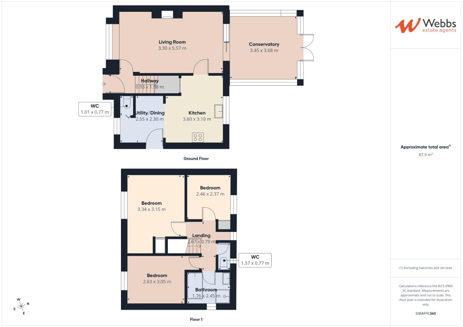 18, Alder Crescent, Walsall floorplan