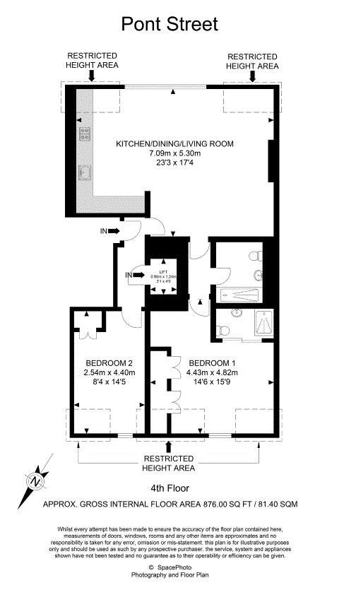 Pont Street, London floorplan