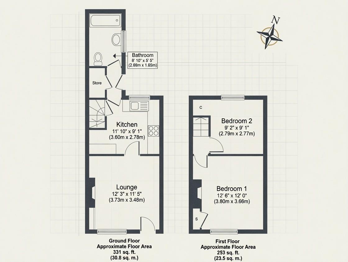 88, Garfield Terrace, York floorplan