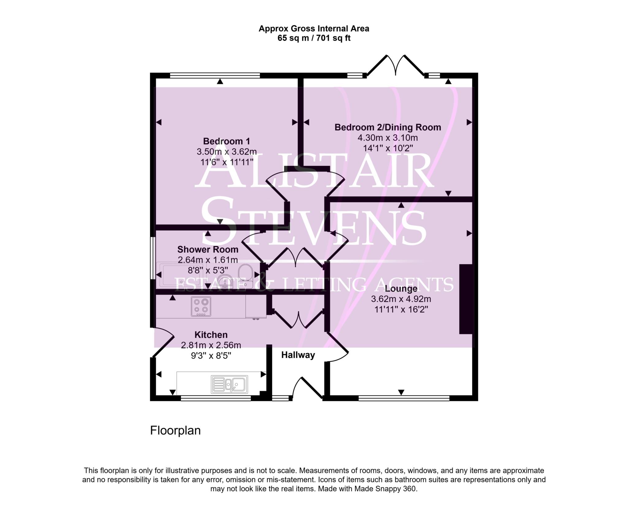 85, Fold Green, Oldham floorplan