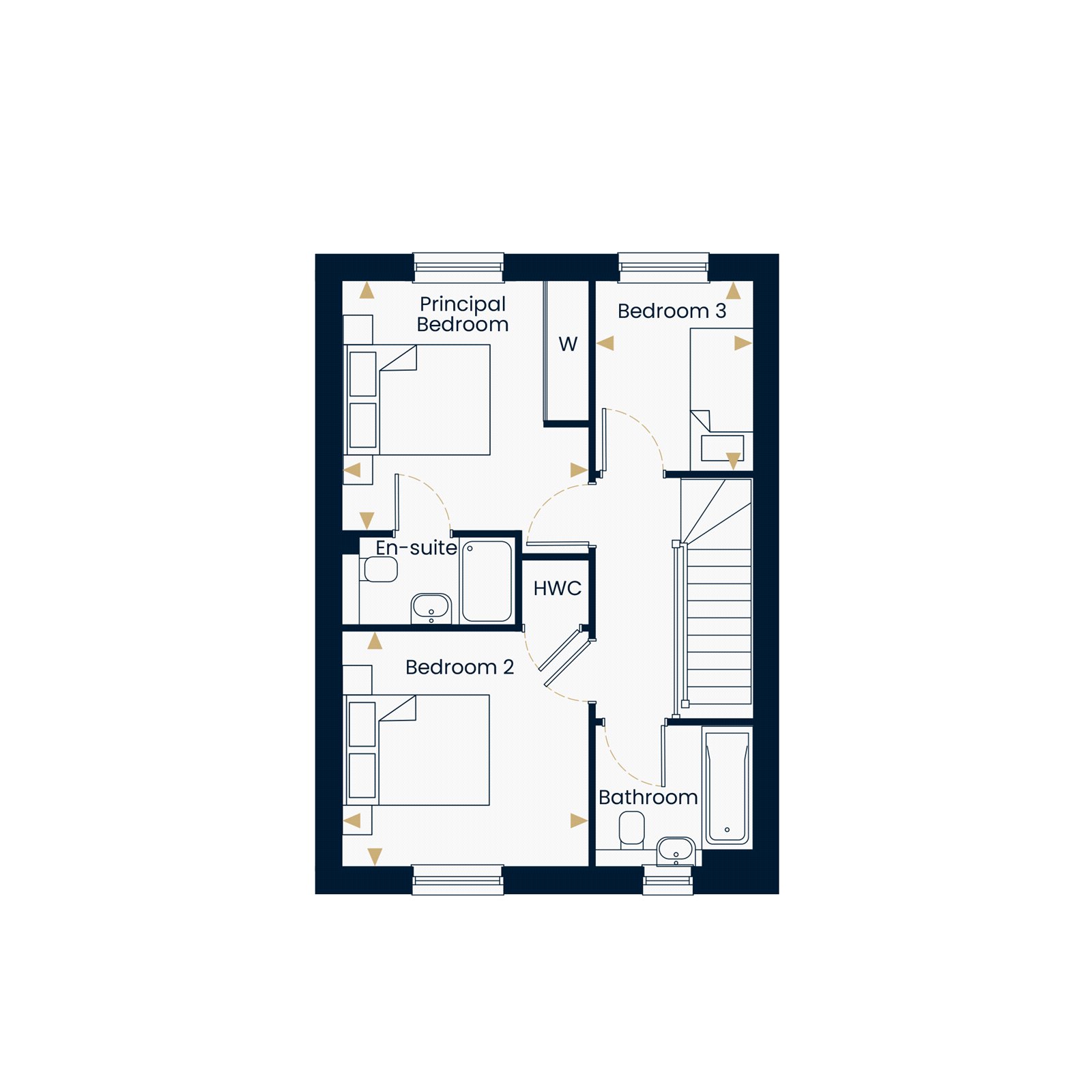Plot 170 The Flatford, Loddon Rise,, Beccles Road, Norfolk floorplan